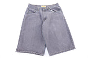 Y2K Suite 2 Fly Grey Denim Shorts
