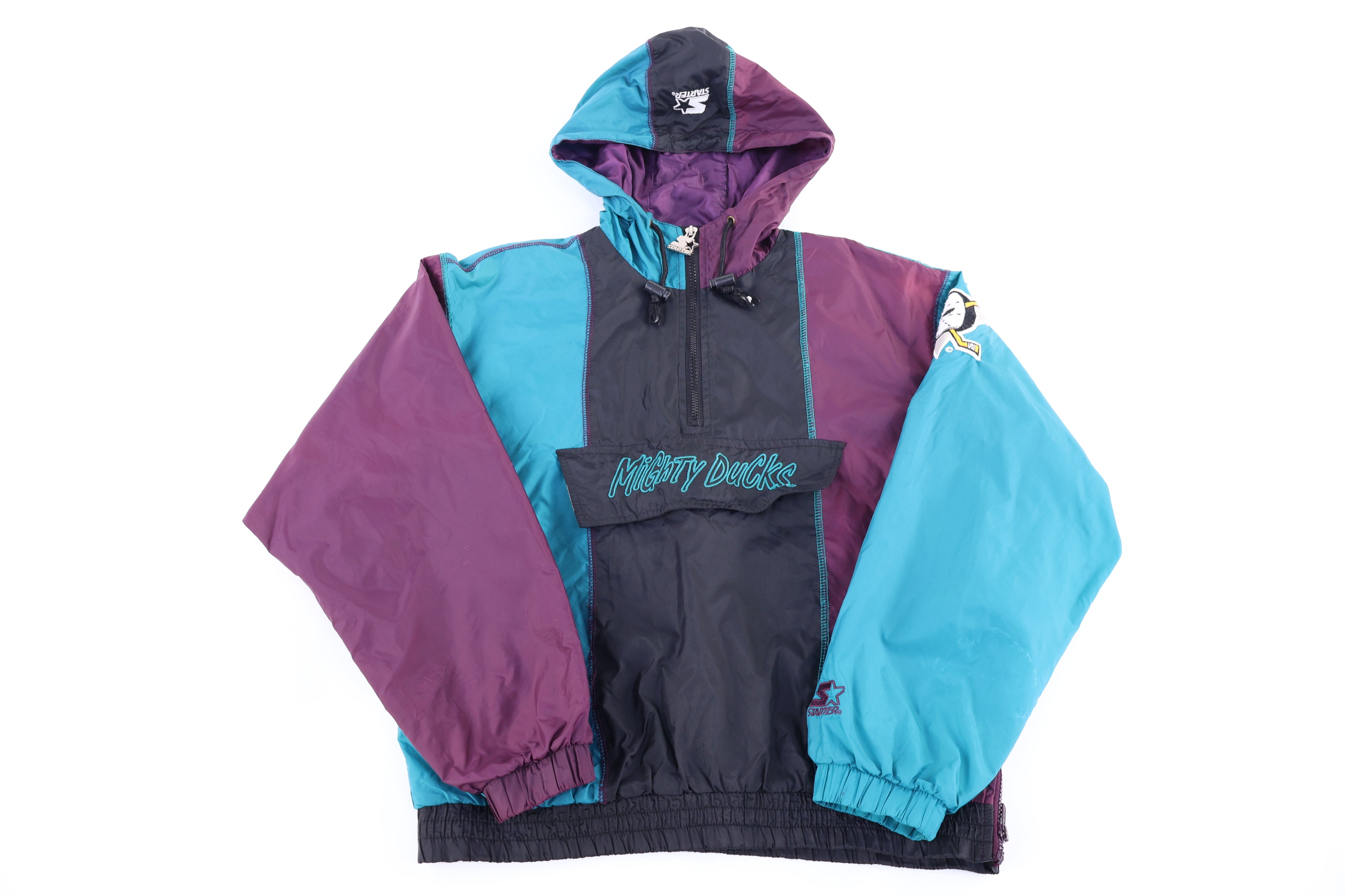 Youth Anaheim Mighty Ducks Pullover Windbreaker