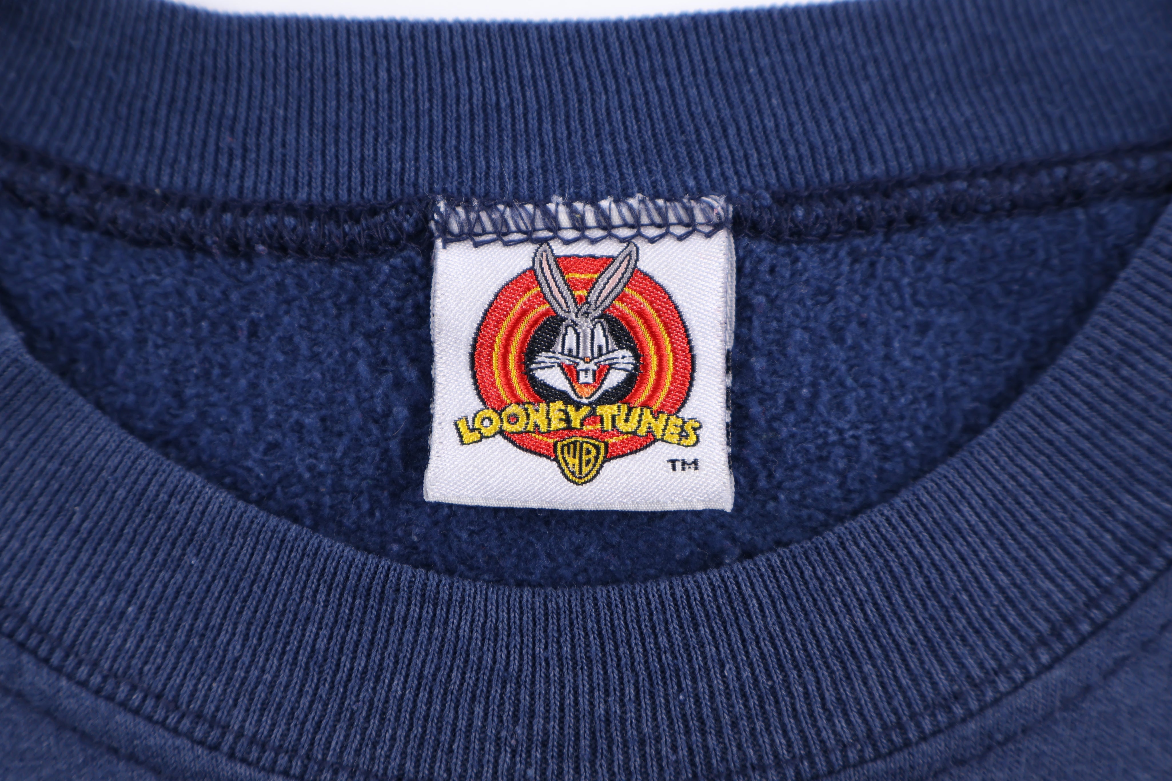 90's Taz The Devil Embroidered Sweatshirt