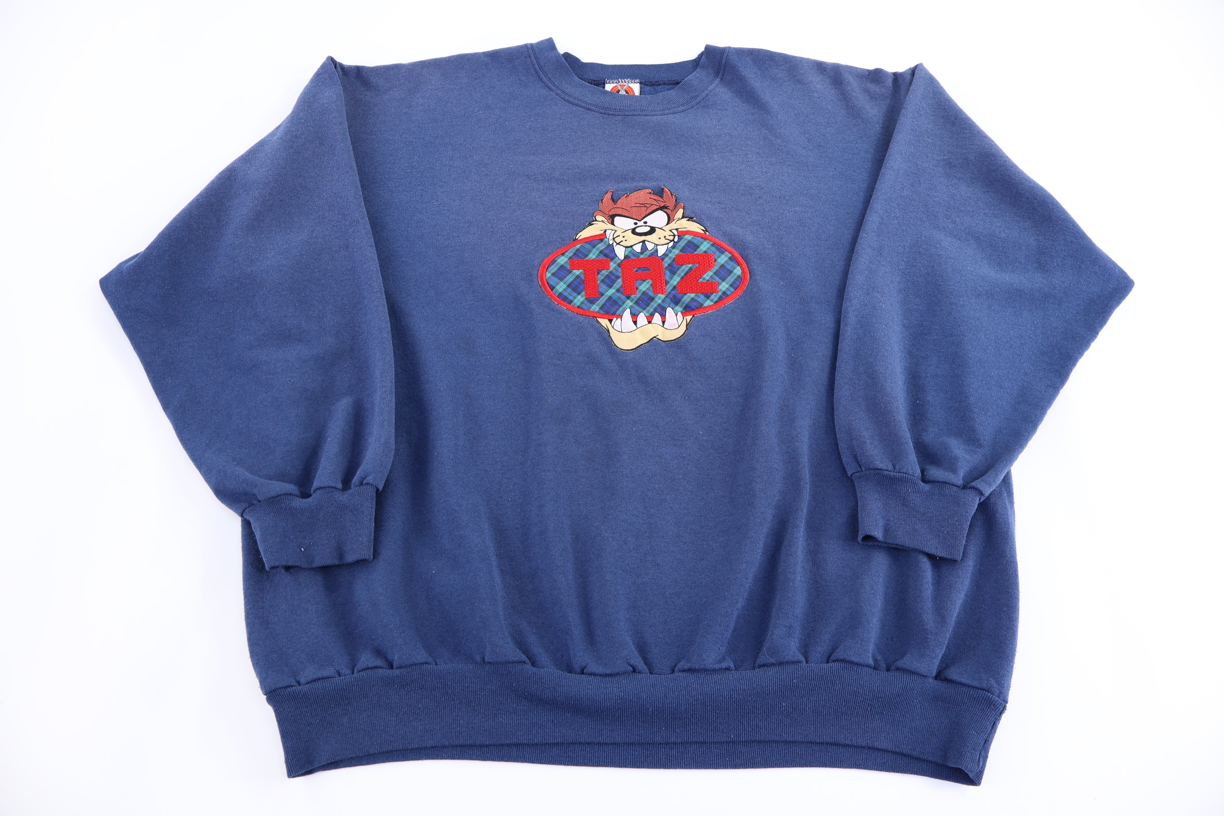 90's Taz The Devil Embroidered Sweatshirt