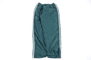 90's Adidas Embroidered Logo White & Green Track Pants