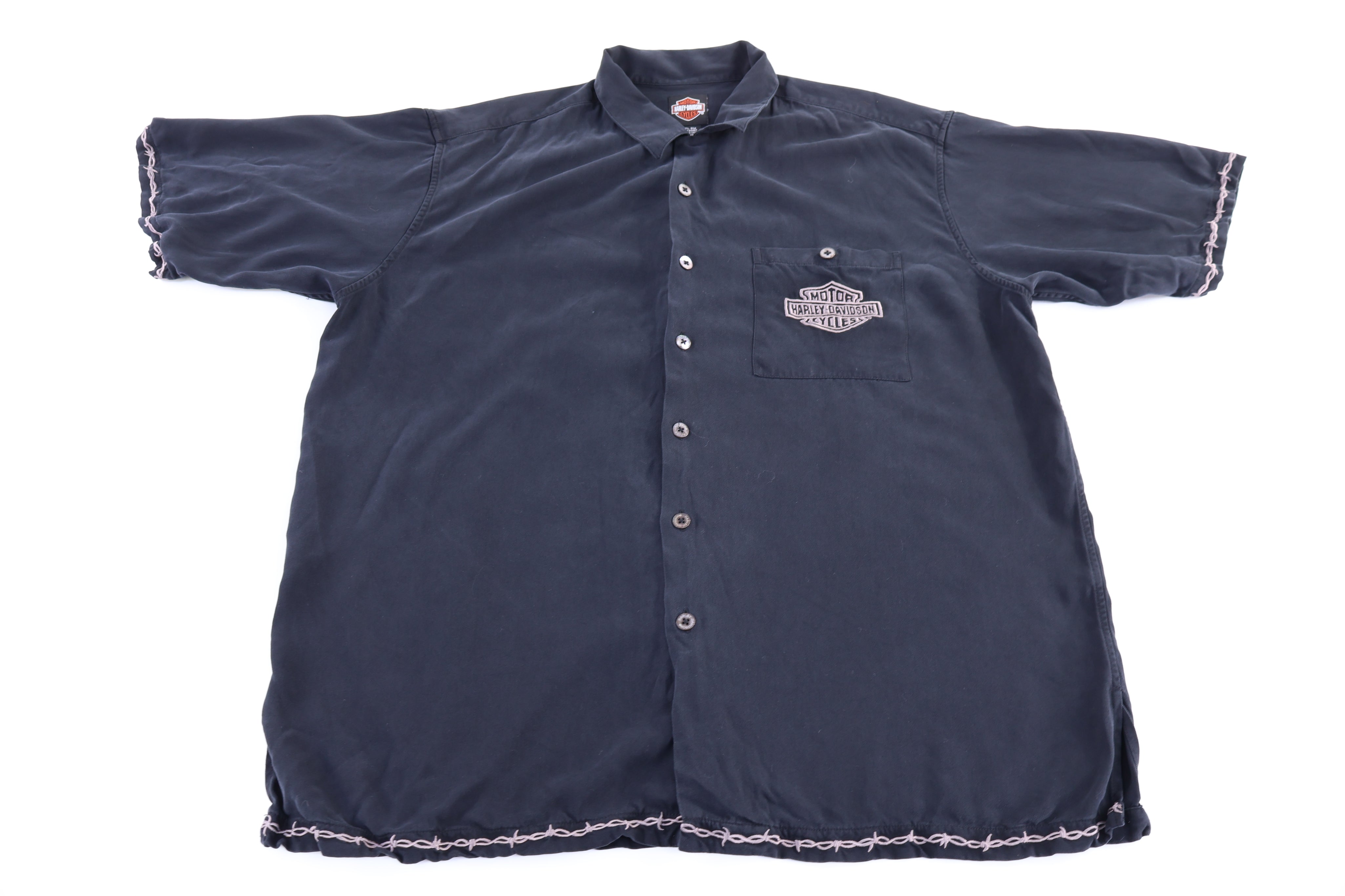Harley Davidson Motorcycles Button Down