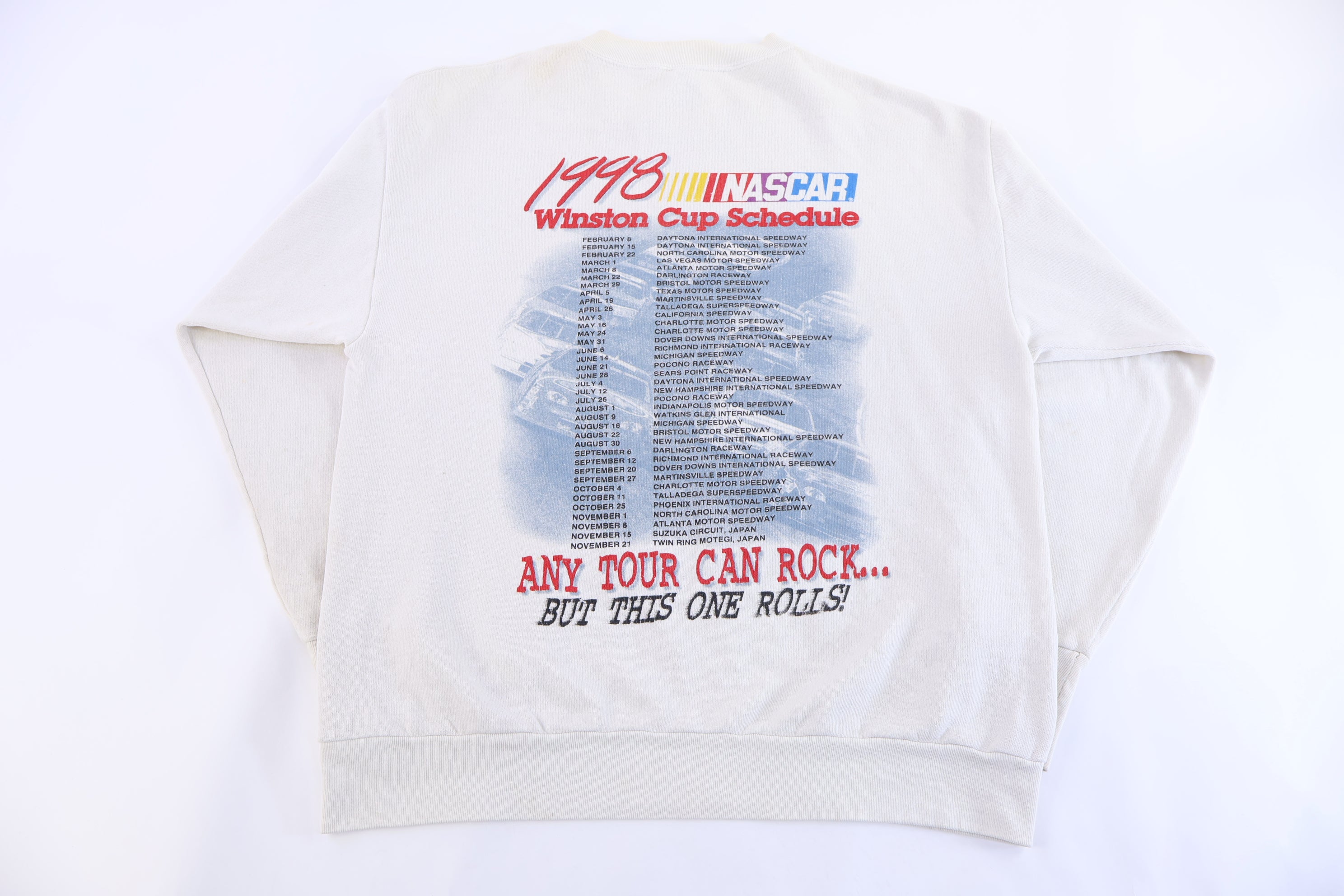 1998 Nascar Rolling On Tour Sweatshirt