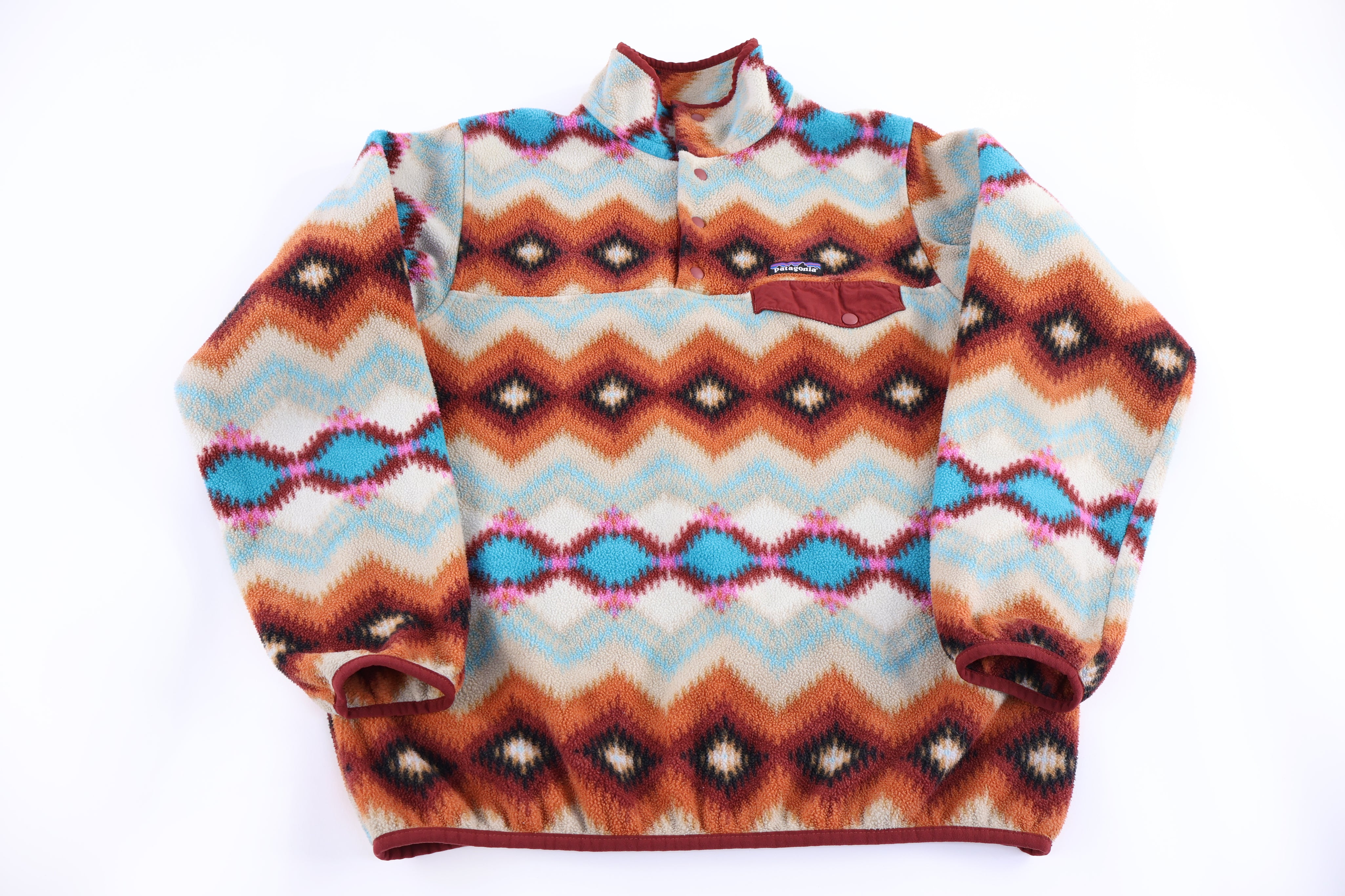 Patagonia Synchilla Logo Patch Snap-T Fleece Pullover
