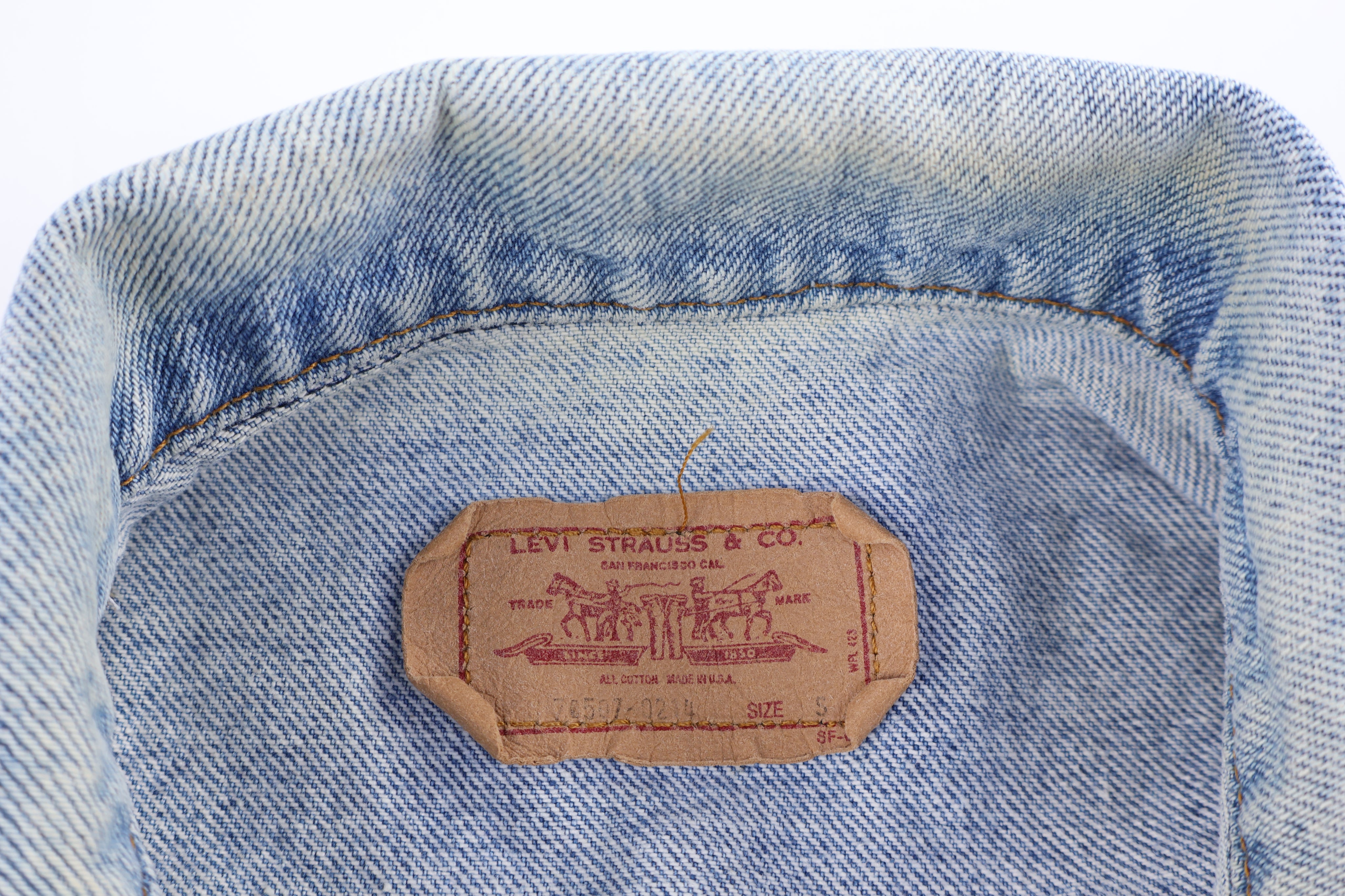 Vintage Levi's Light Wash Denim Trucker Jacket