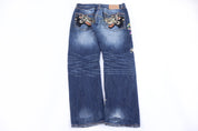 Ed Hardy Embroidered Denim Jeans