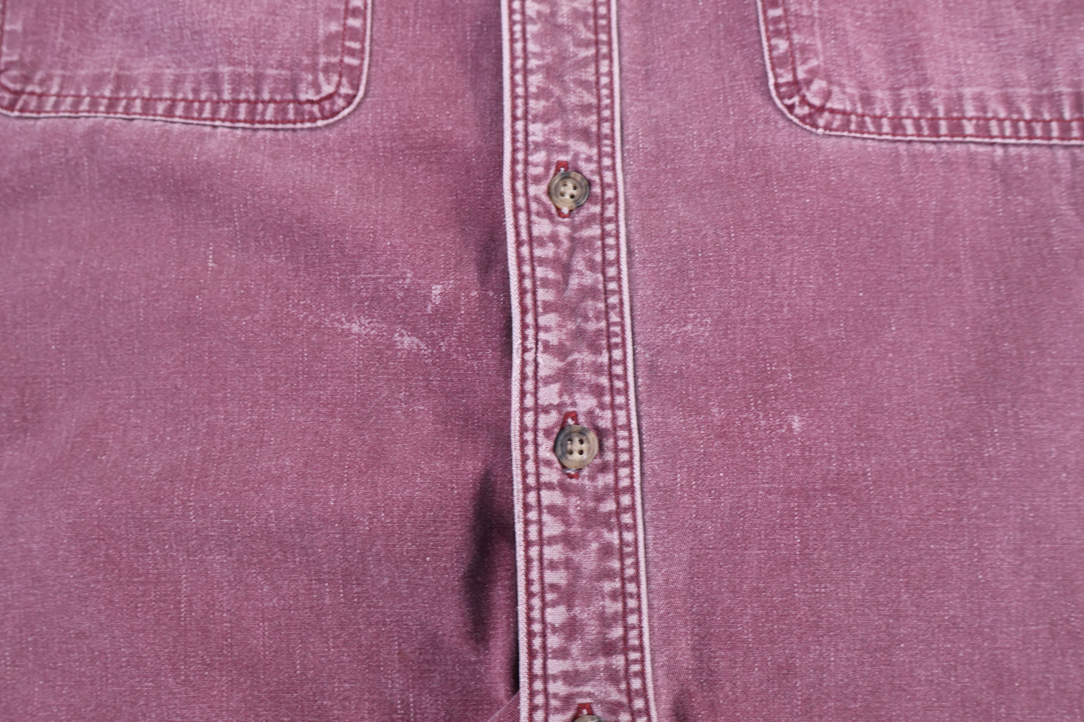 Vintage L.L. Bean Maroon LS Button Down
