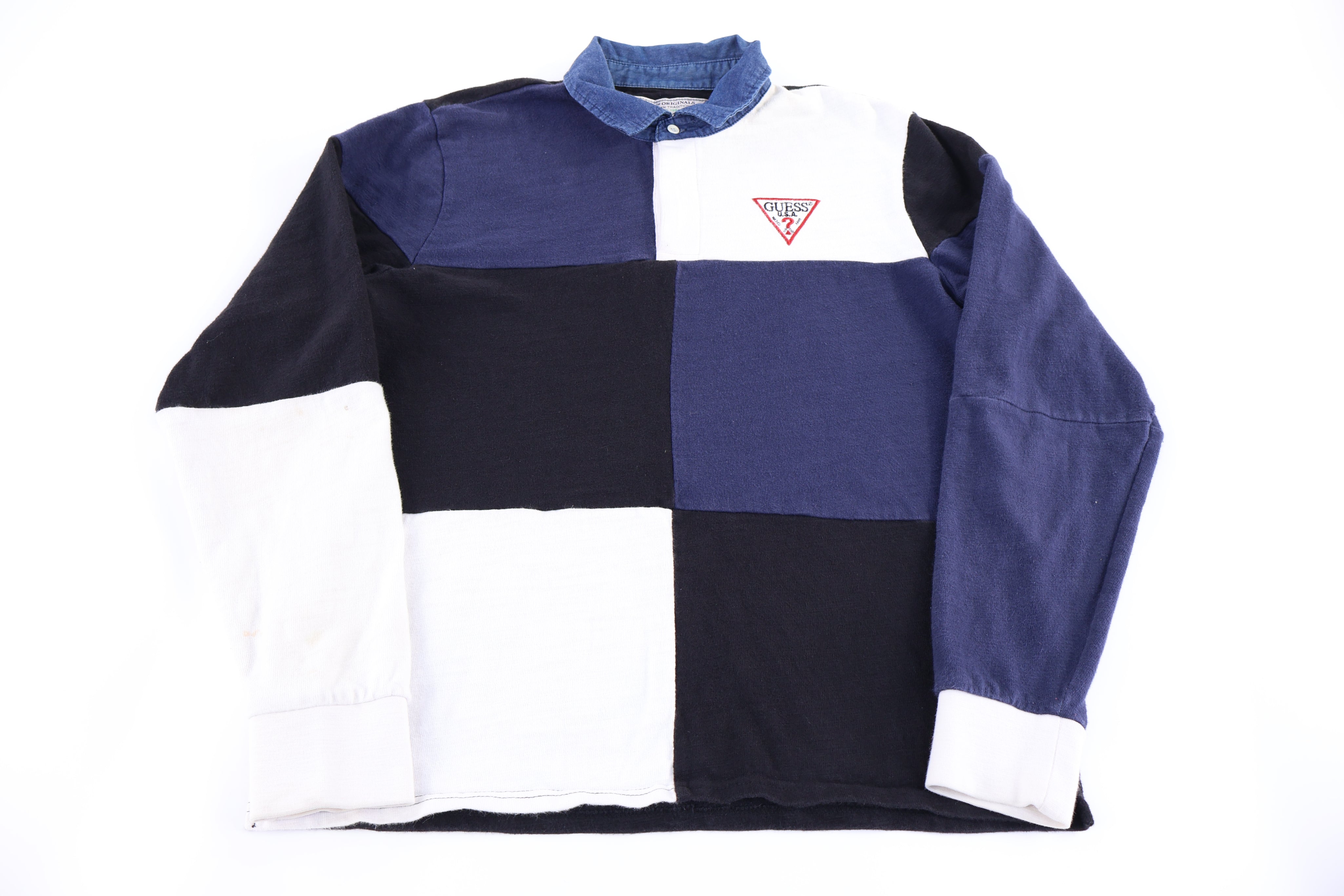 90's Guess Multicolor LS Button Up