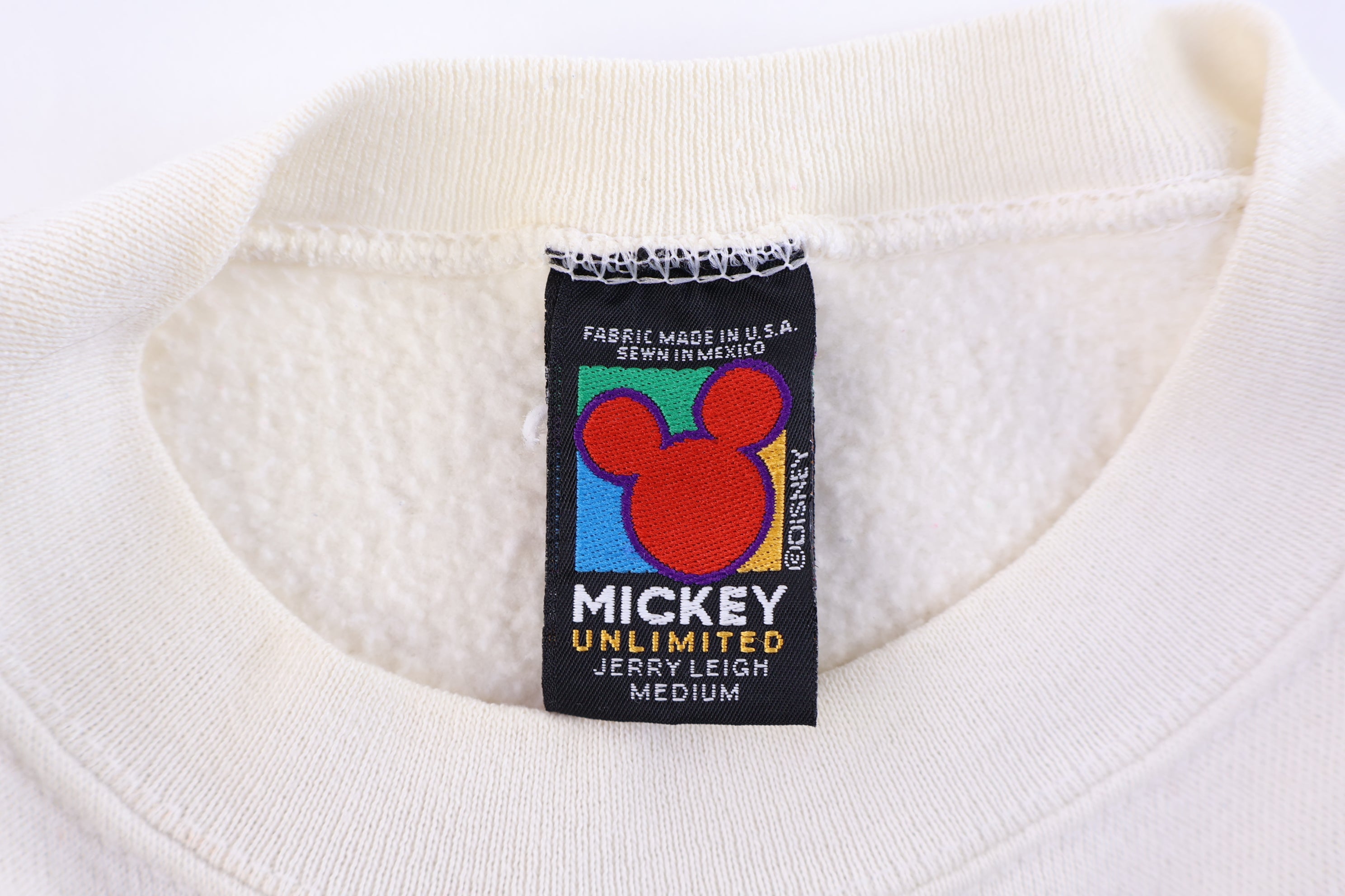 90's Mickey Mouse Embroidered Sweatshirt