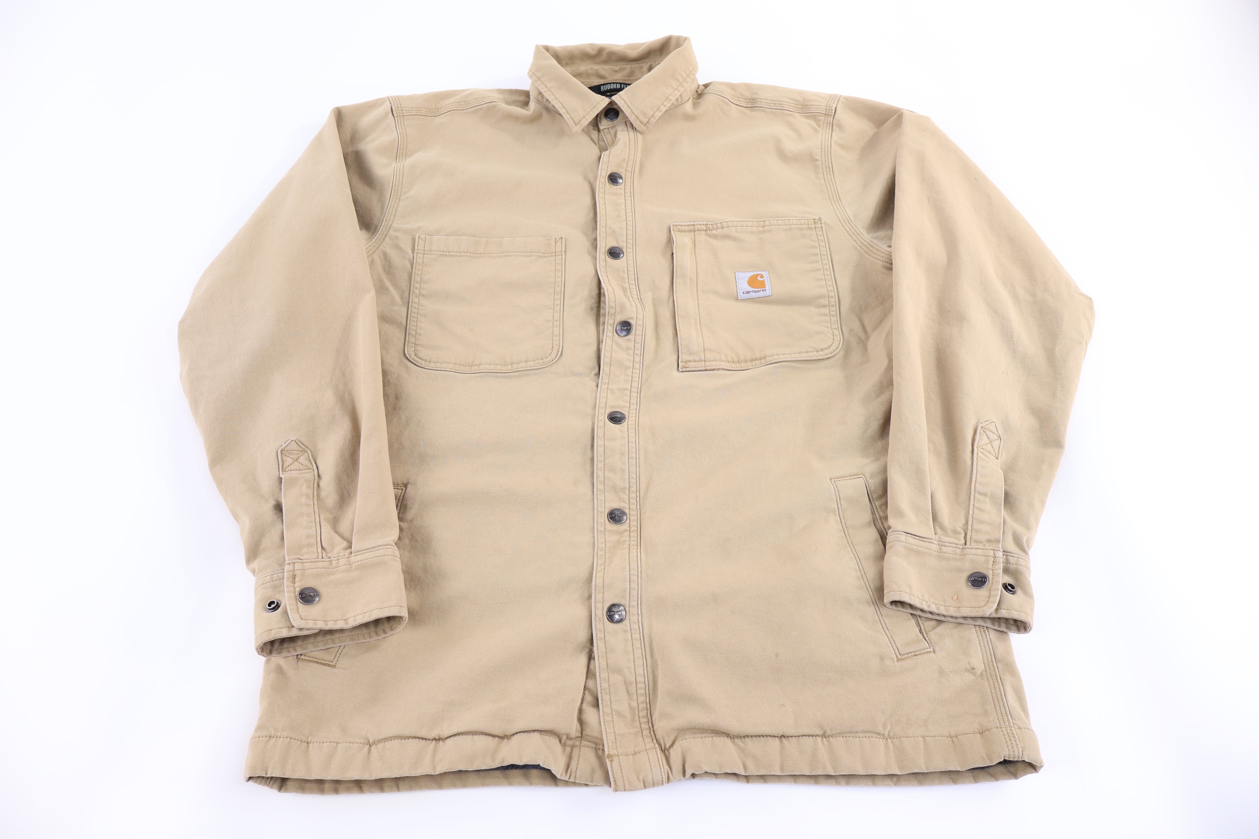 Carhartt Logo Patch Rugged Flex LS Button Down