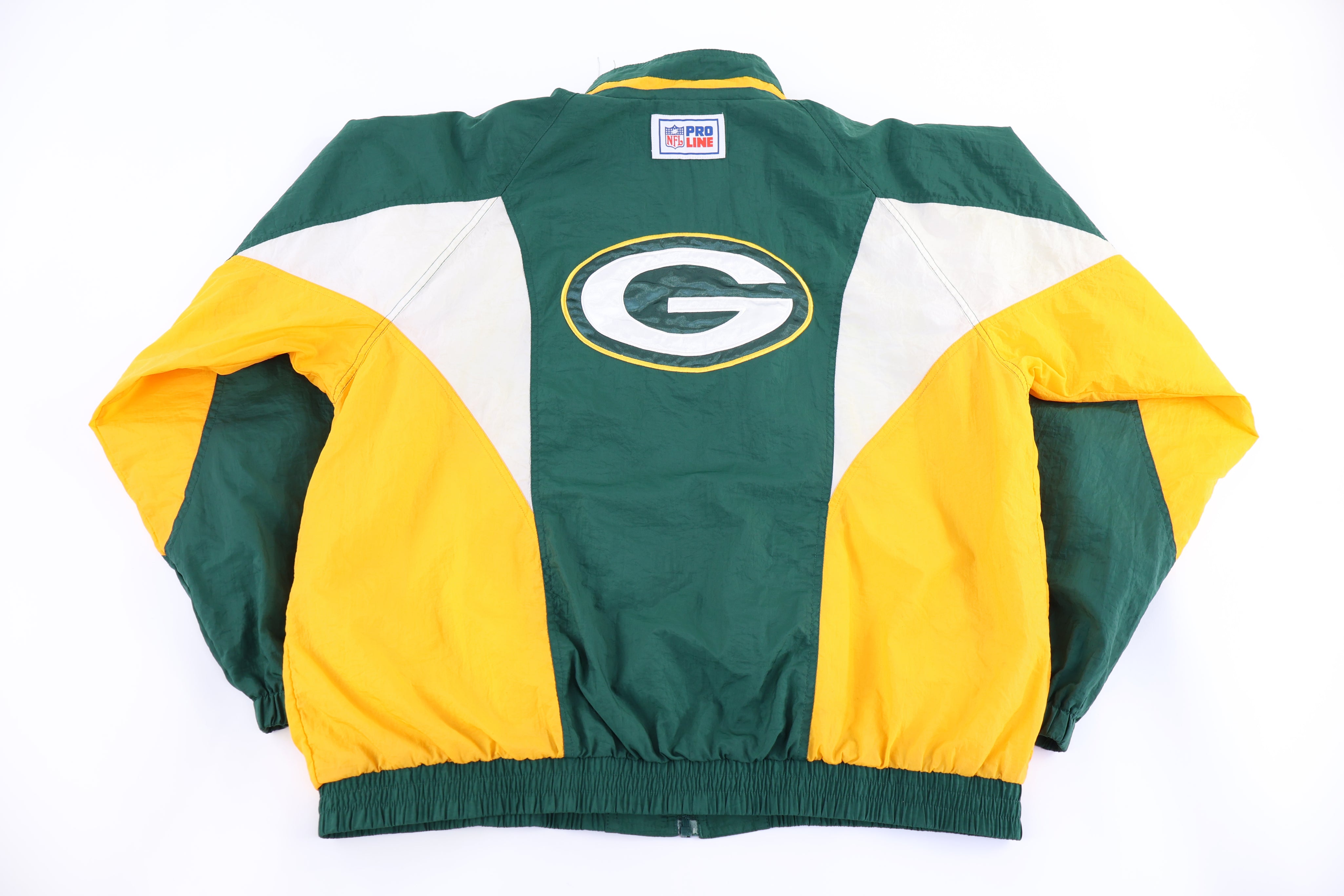 Vintage Reebok Green Bay Packers Full Zip Jacket