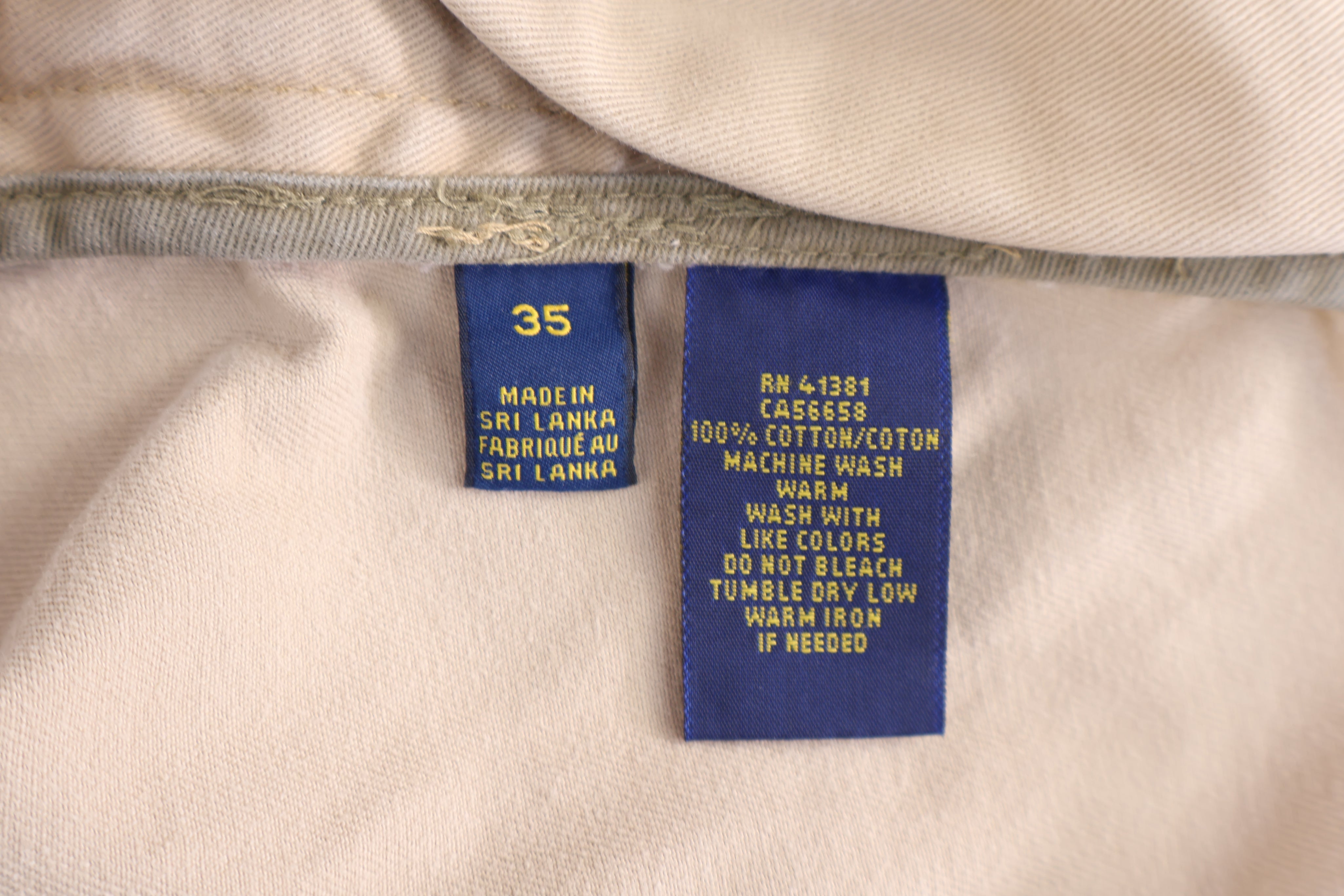 Polo Ralph Lauren Tan Cargo Shorts