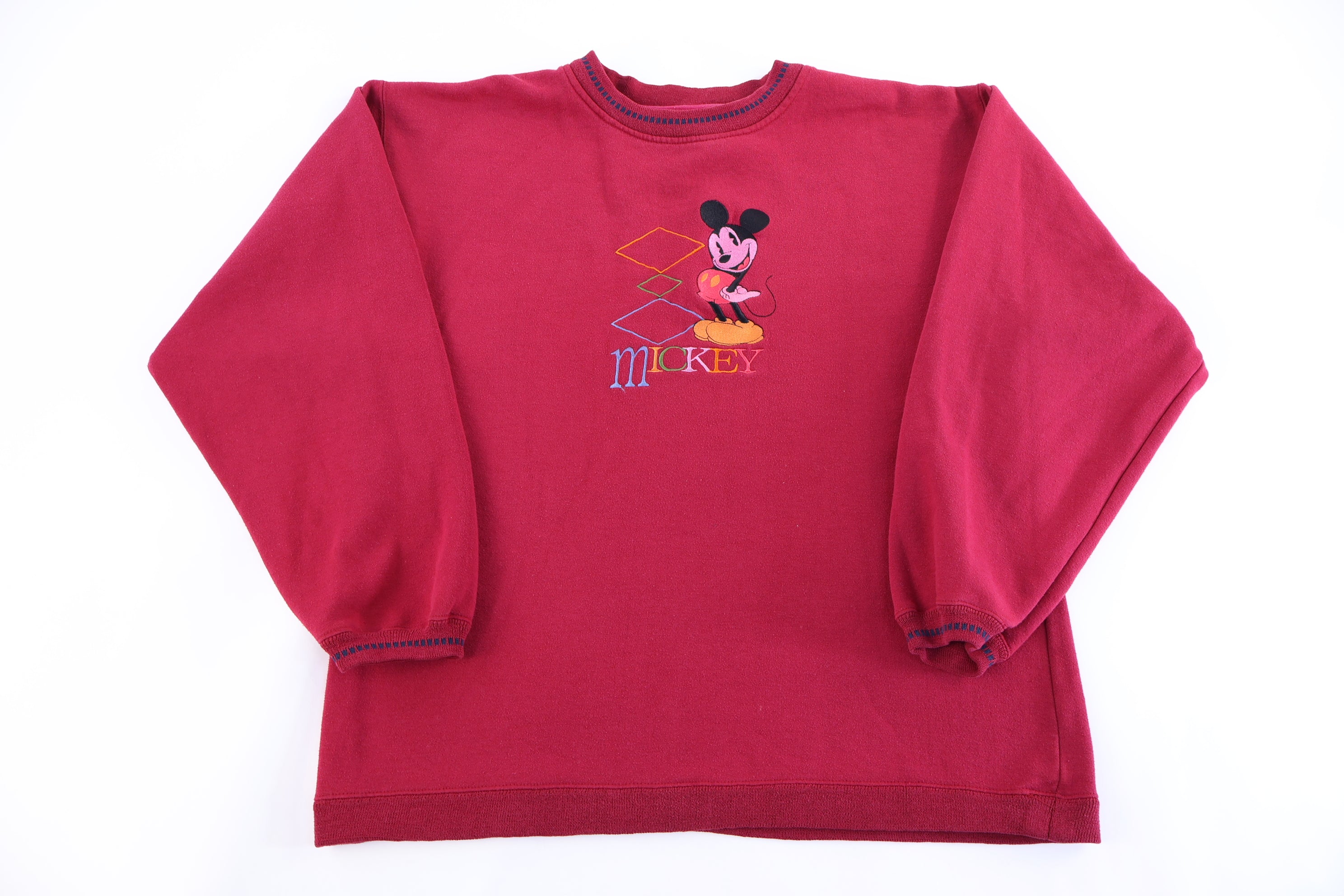 Vintage Mickey & Co Mickey Mouse Embroidered Sweatshirt