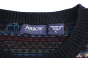 Arrow Multipatterned Knit Sweater