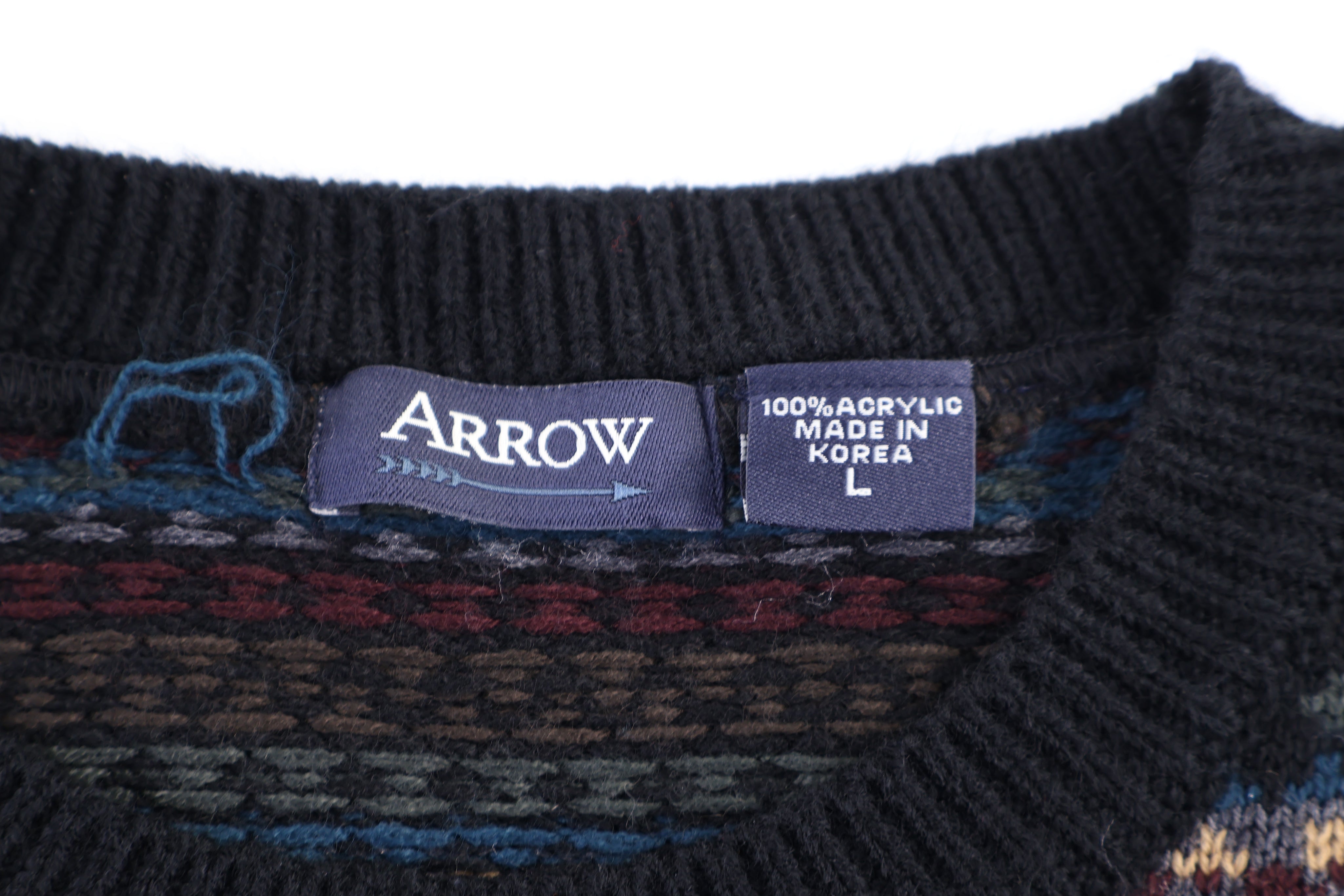 Arrow Multipatterned Knit Sweater