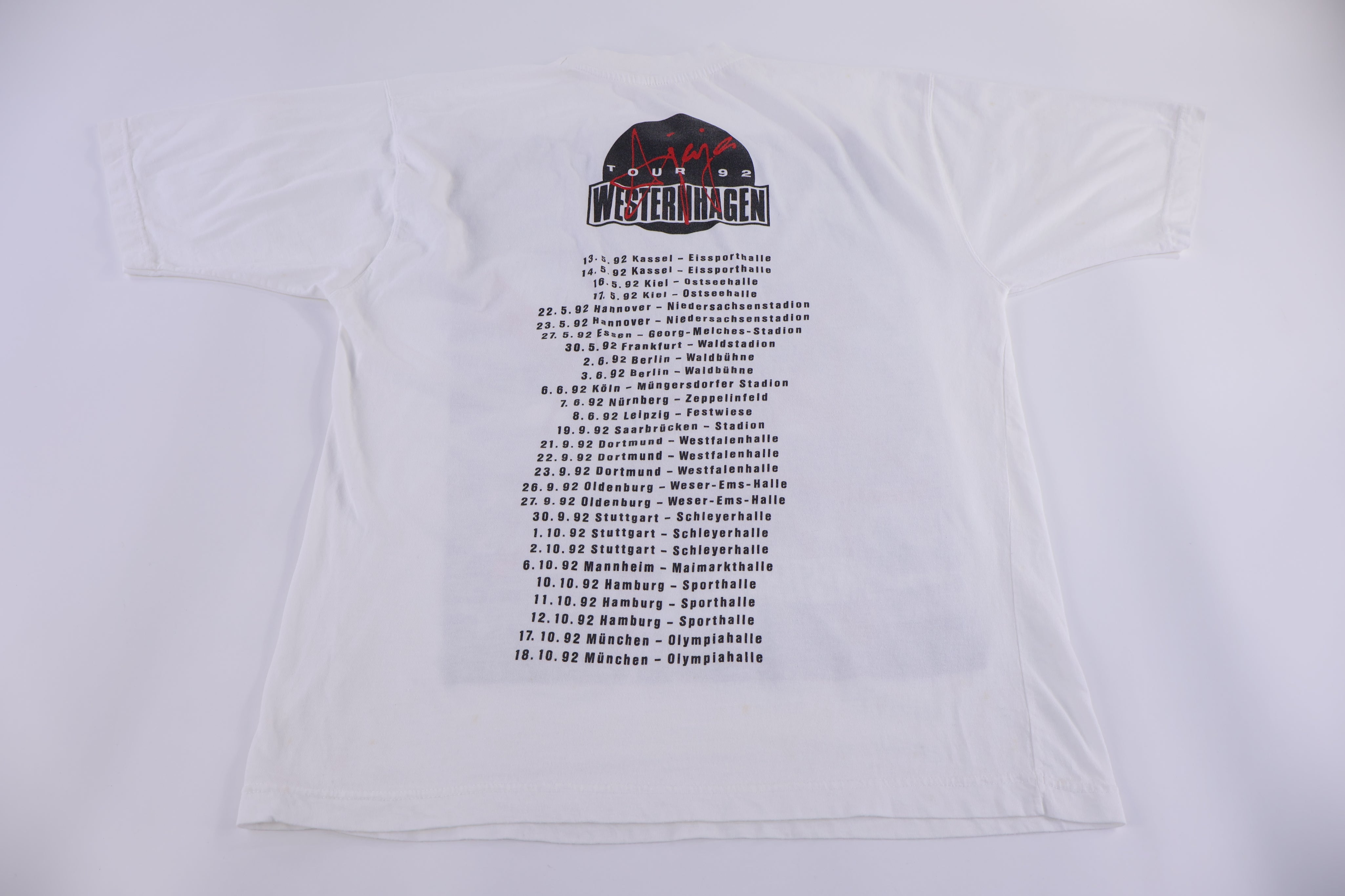 1992 Westernhagen Tour T-shirt