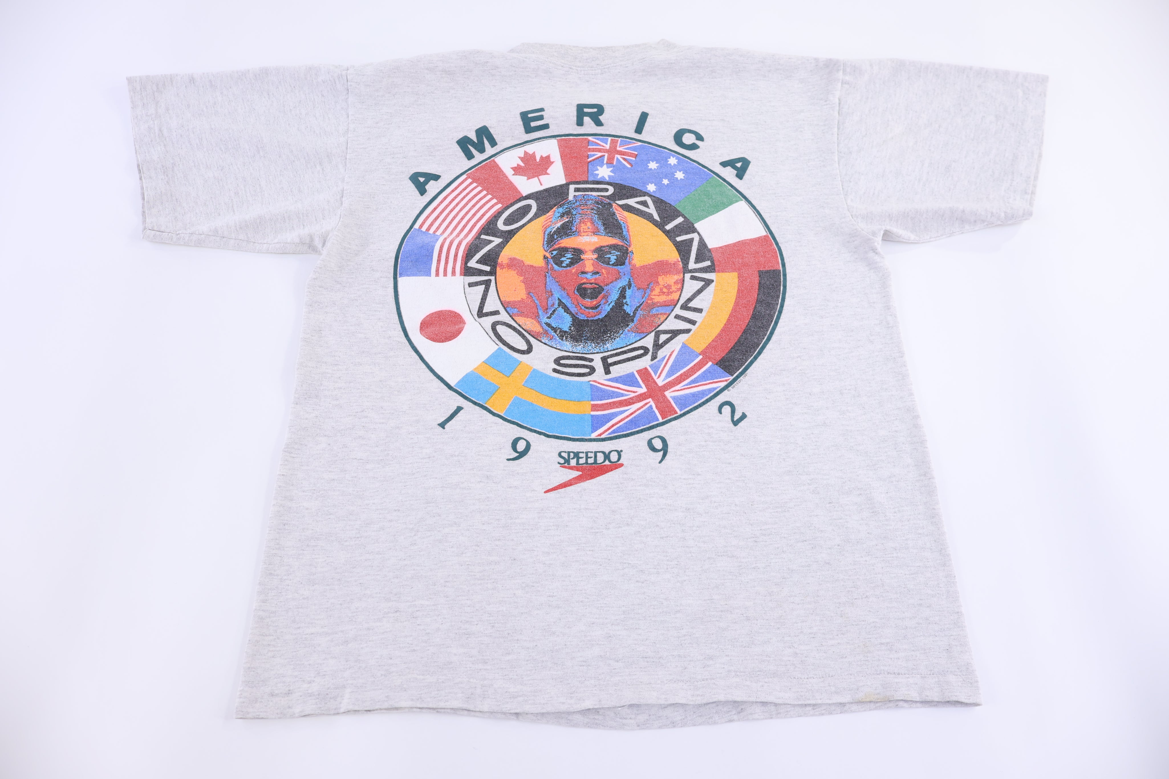 1992 Speedo American No Pain No Gain T-shirt