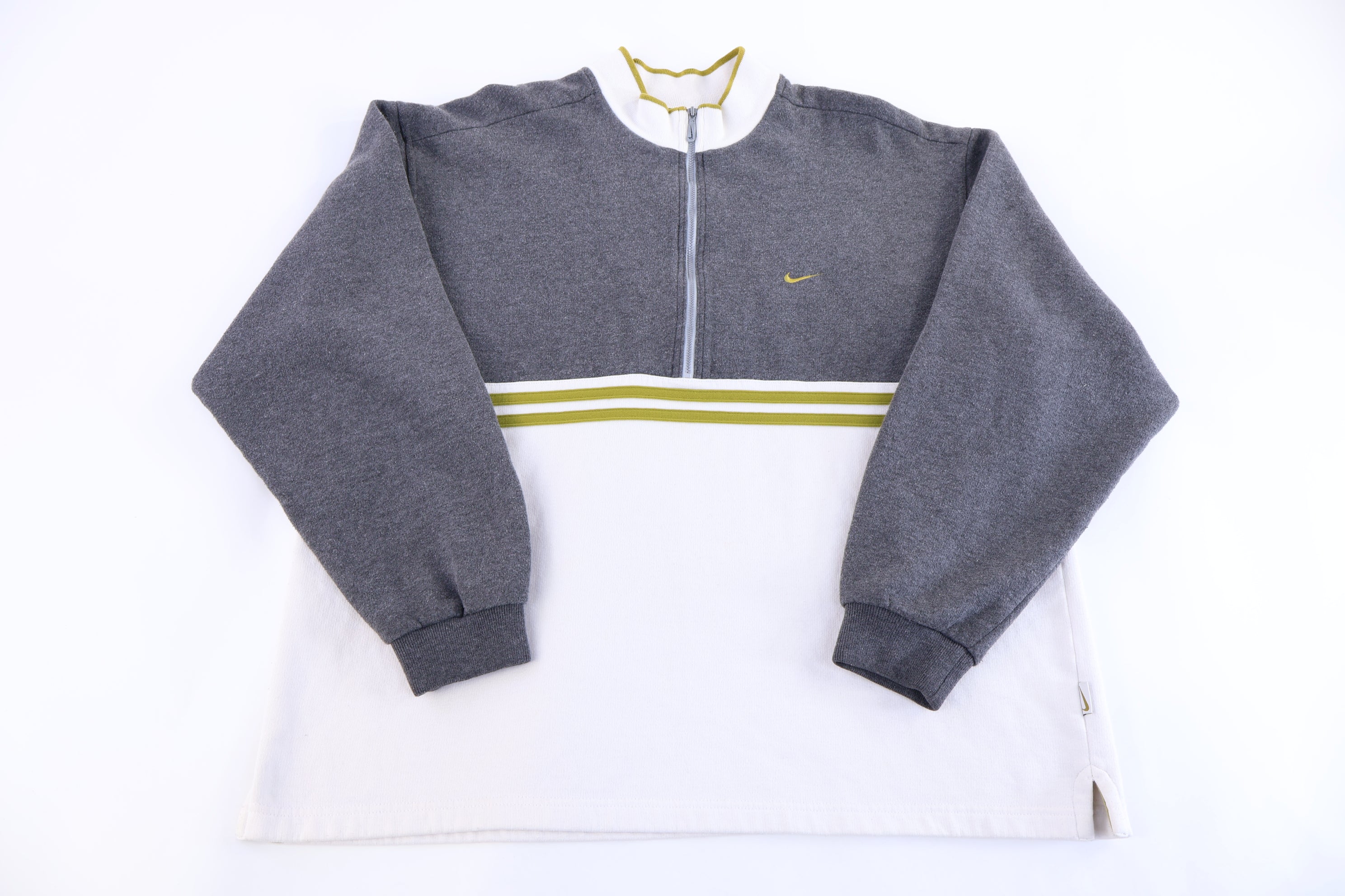 Women's 90's Nike Embroidered Logo Half Zip Pullover