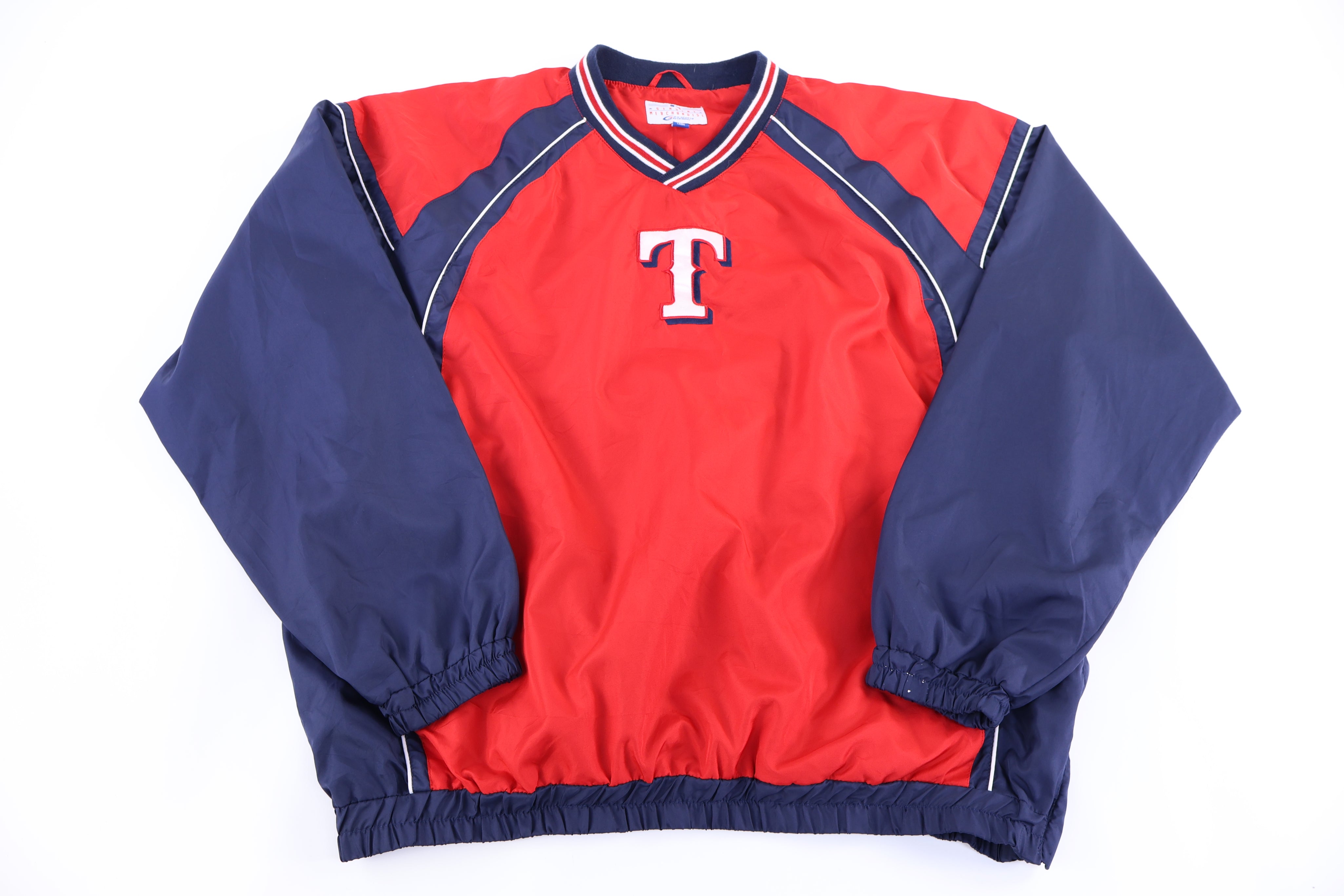 Vintage Texas Rangers Baseball Pullover Windbreaker