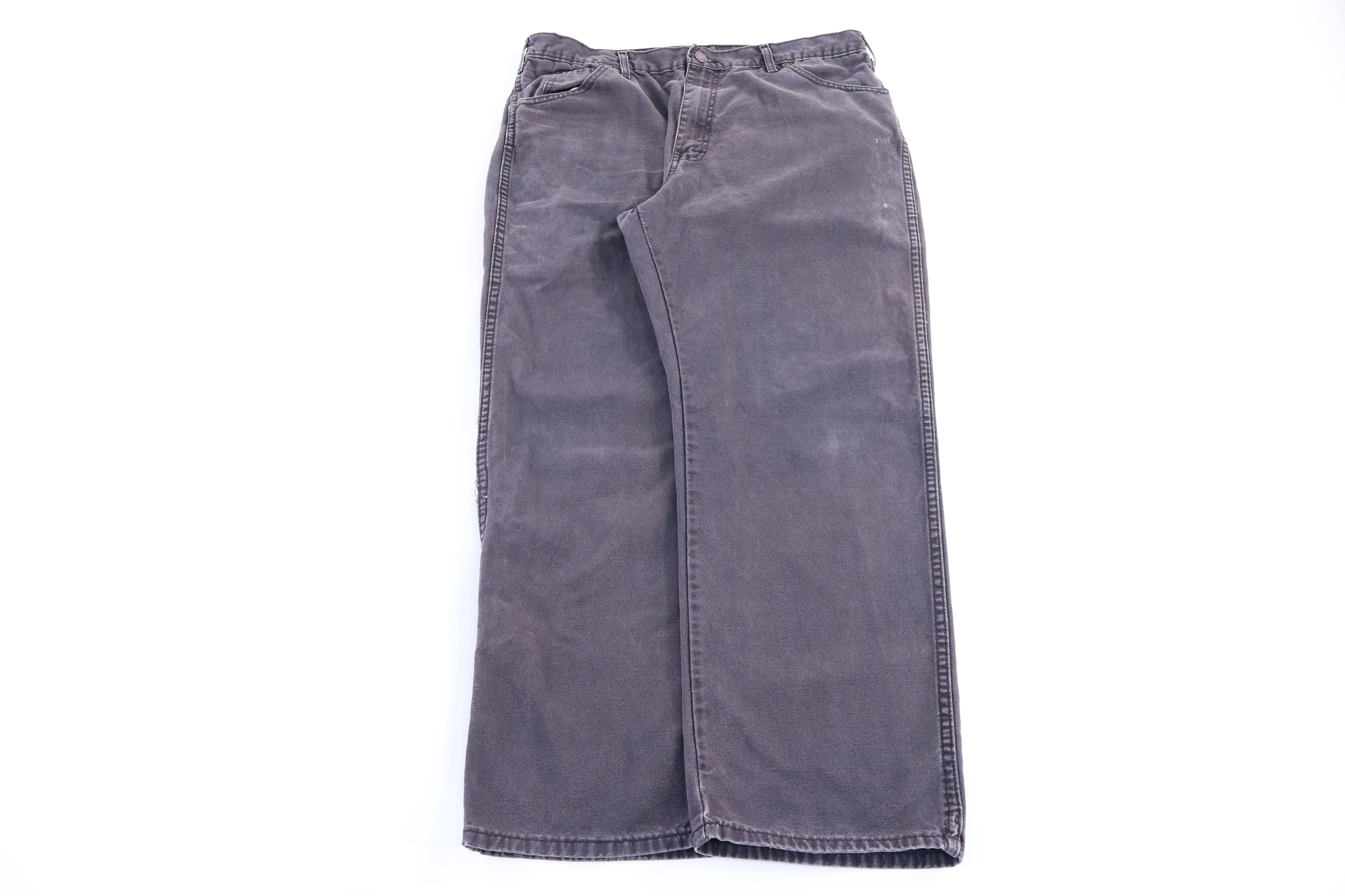 Dickies Logo Patch Grey Carpenter Pants