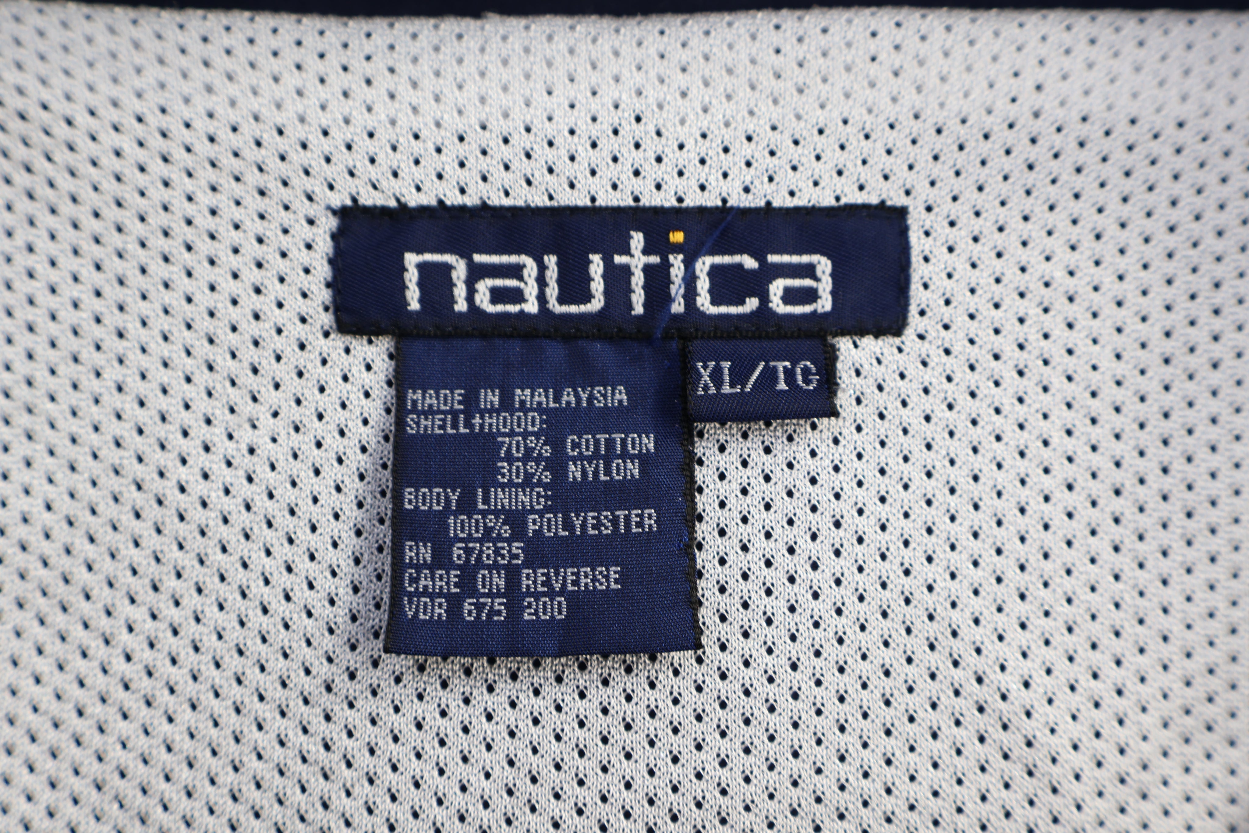 Vintage Nautica Navy Blue Full Zip Jacket