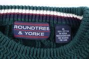 Vintage Roundtree & Yorke Green Knit Sweater