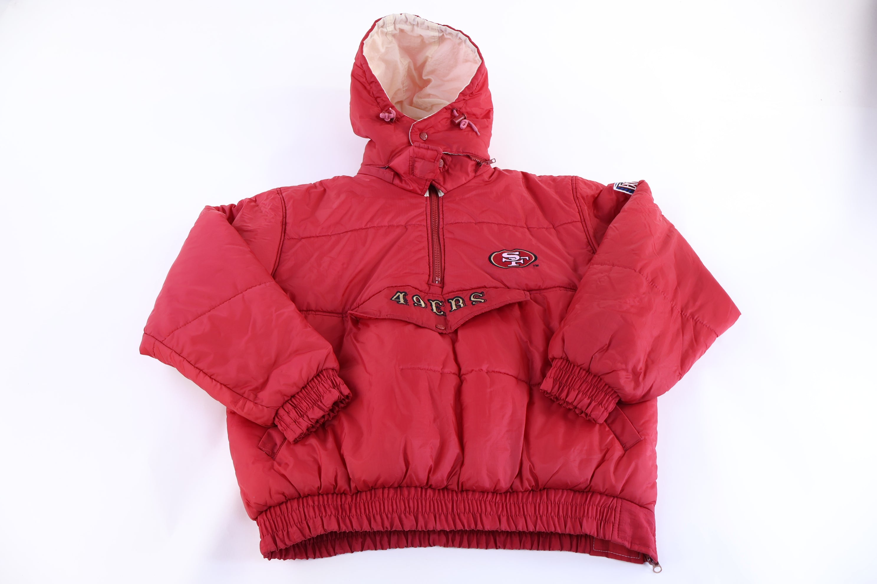 90's Pro Player San Francisco 49ers Puffer Jacket
