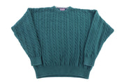 Vintage Roundtree & Yorke Green Knit Sweater