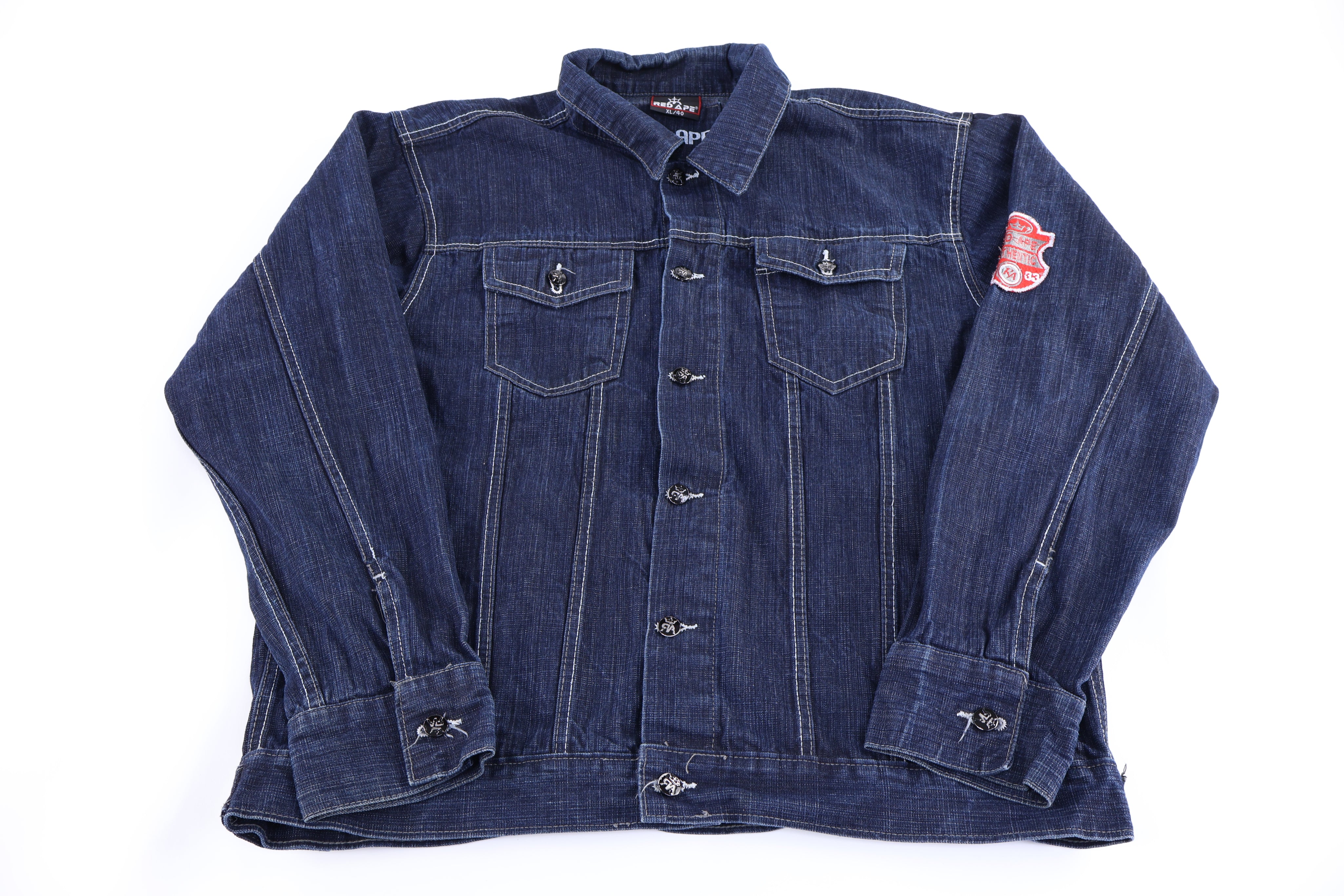 Vintage Red Ape Dark Wash Jacket