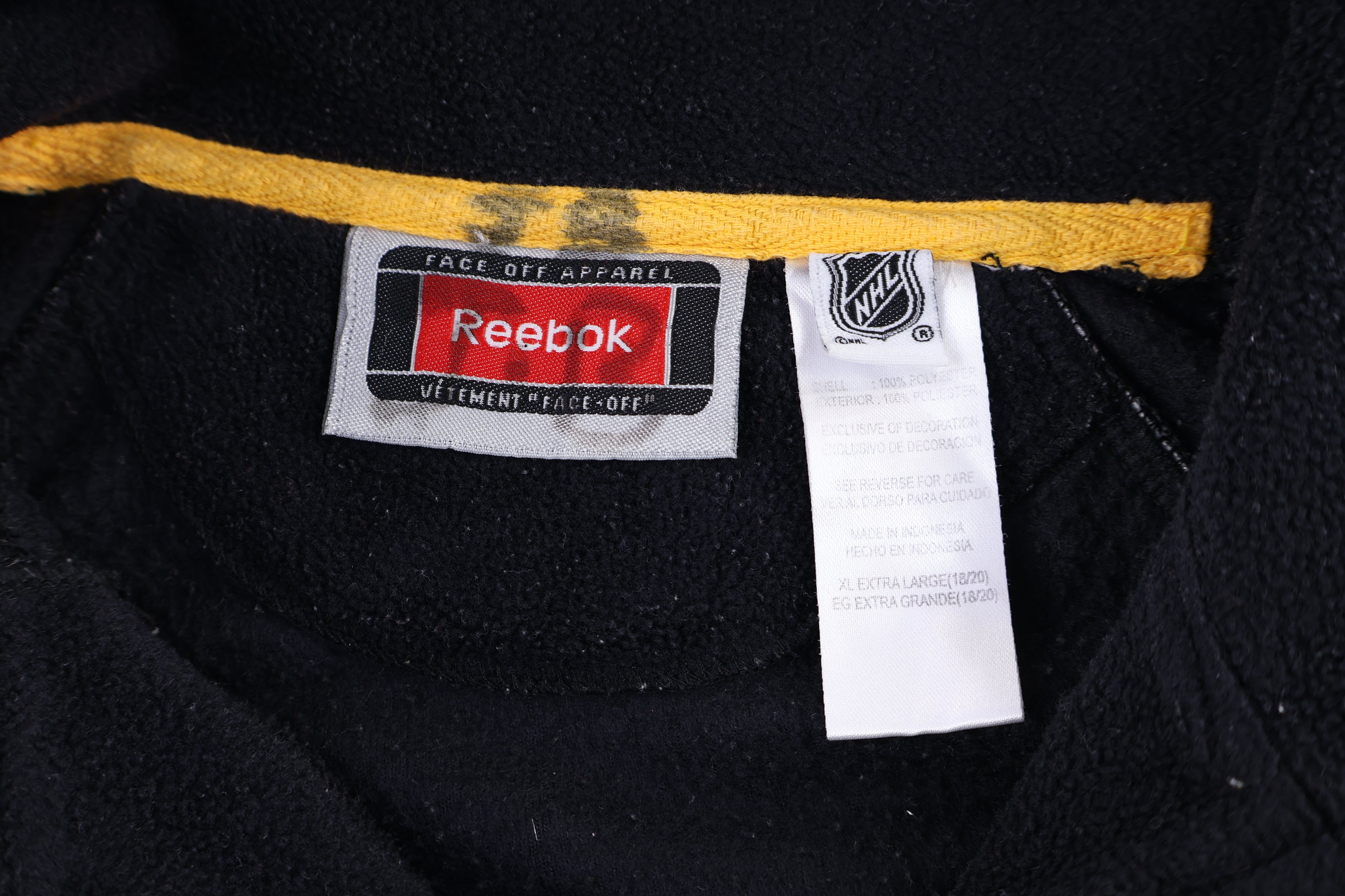 Women's Vintage Boston Bruins Hockey Quarter Zip Sweater