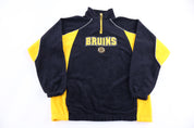Women's Vintage Boston Bruins Hockey Quarter Zip Sweater