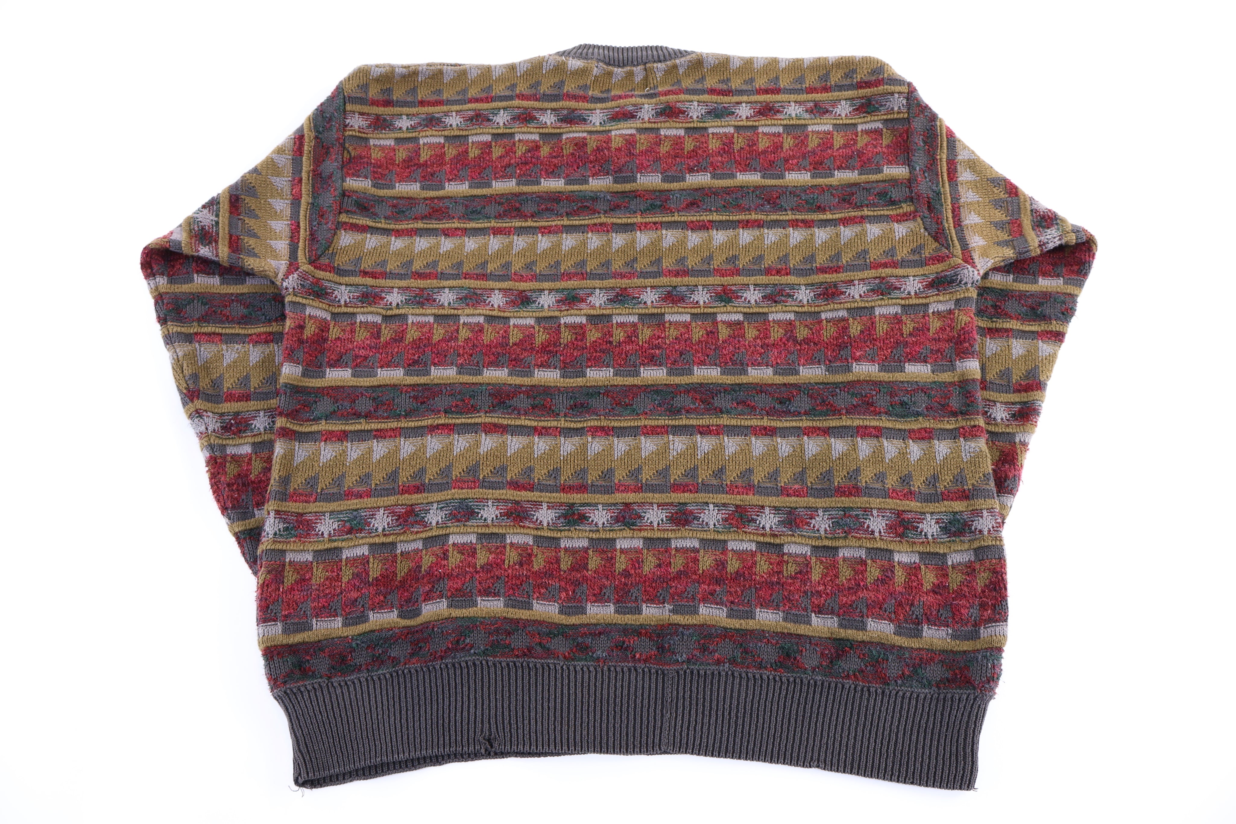 Vintage Beckett Multipatterned Knit Sweater
