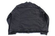 Harley Davidson Motorcycle Black Denim Jacket