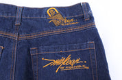 Y2K Miskeen Dark Wash Denim Shorts