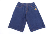 Y2K Miskeen Dark Wash Denim Shorts
