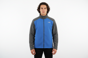 The North Face Embroidered Logo Grey & Blue Full Zip Jacket