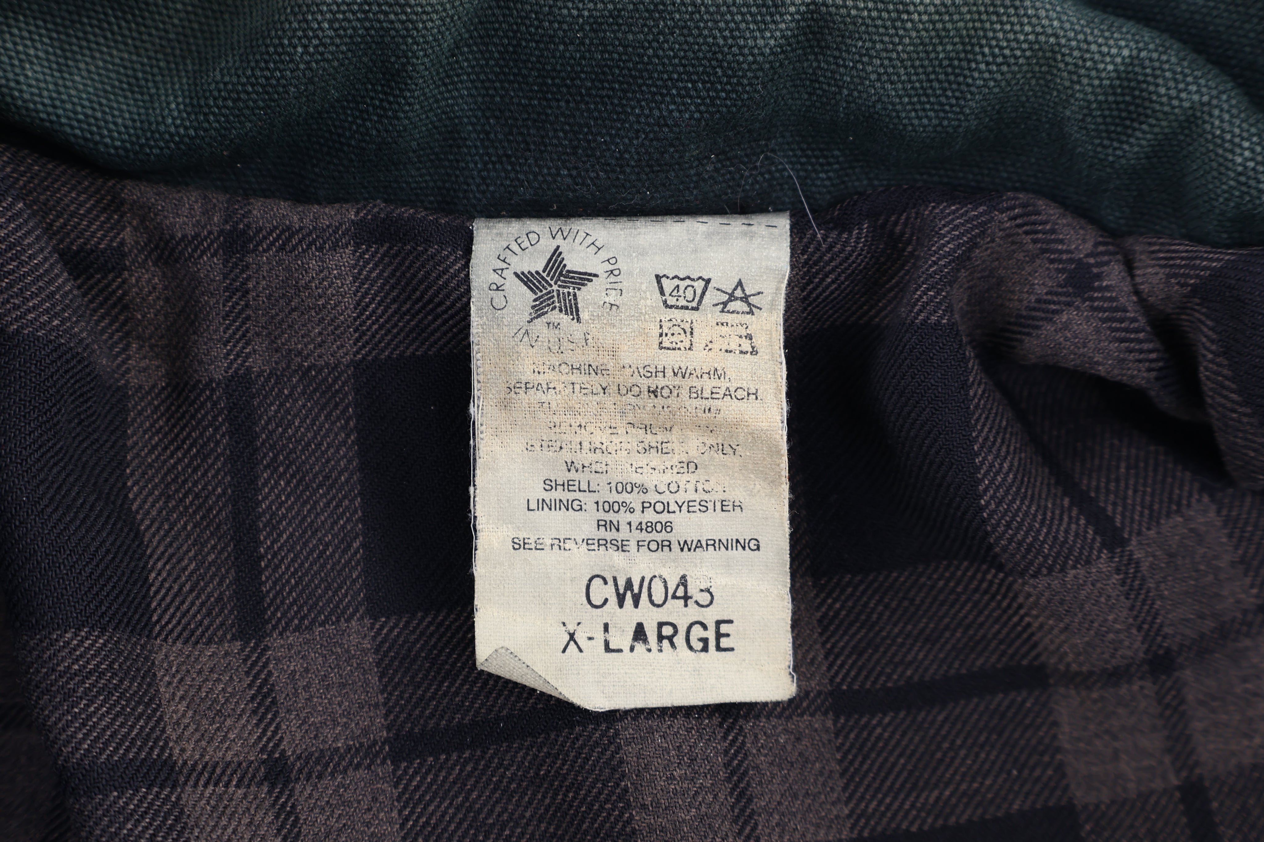 Carhartt Logo Patch Green Full Zip Barn Jacket