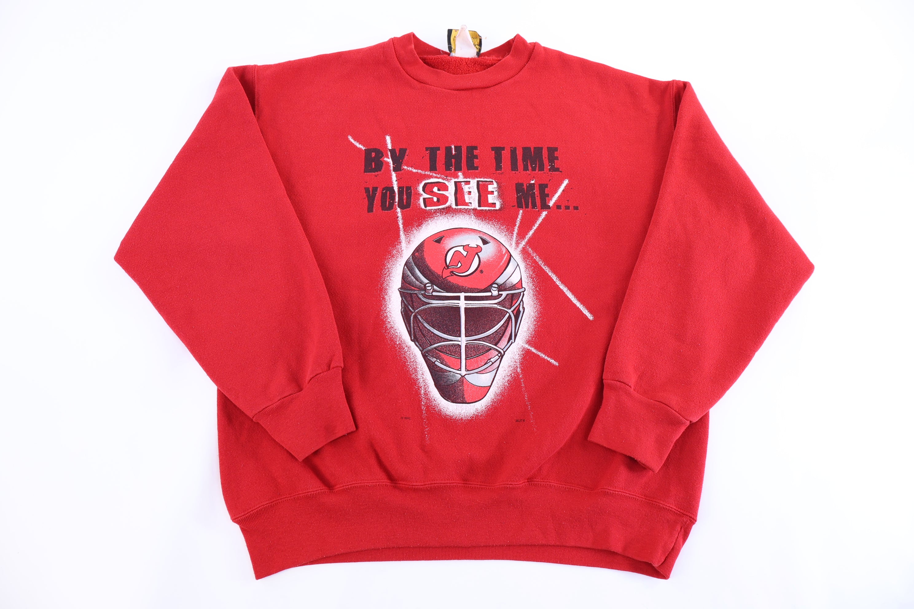 90's New Jersey Devils Hockey Sweatshirt