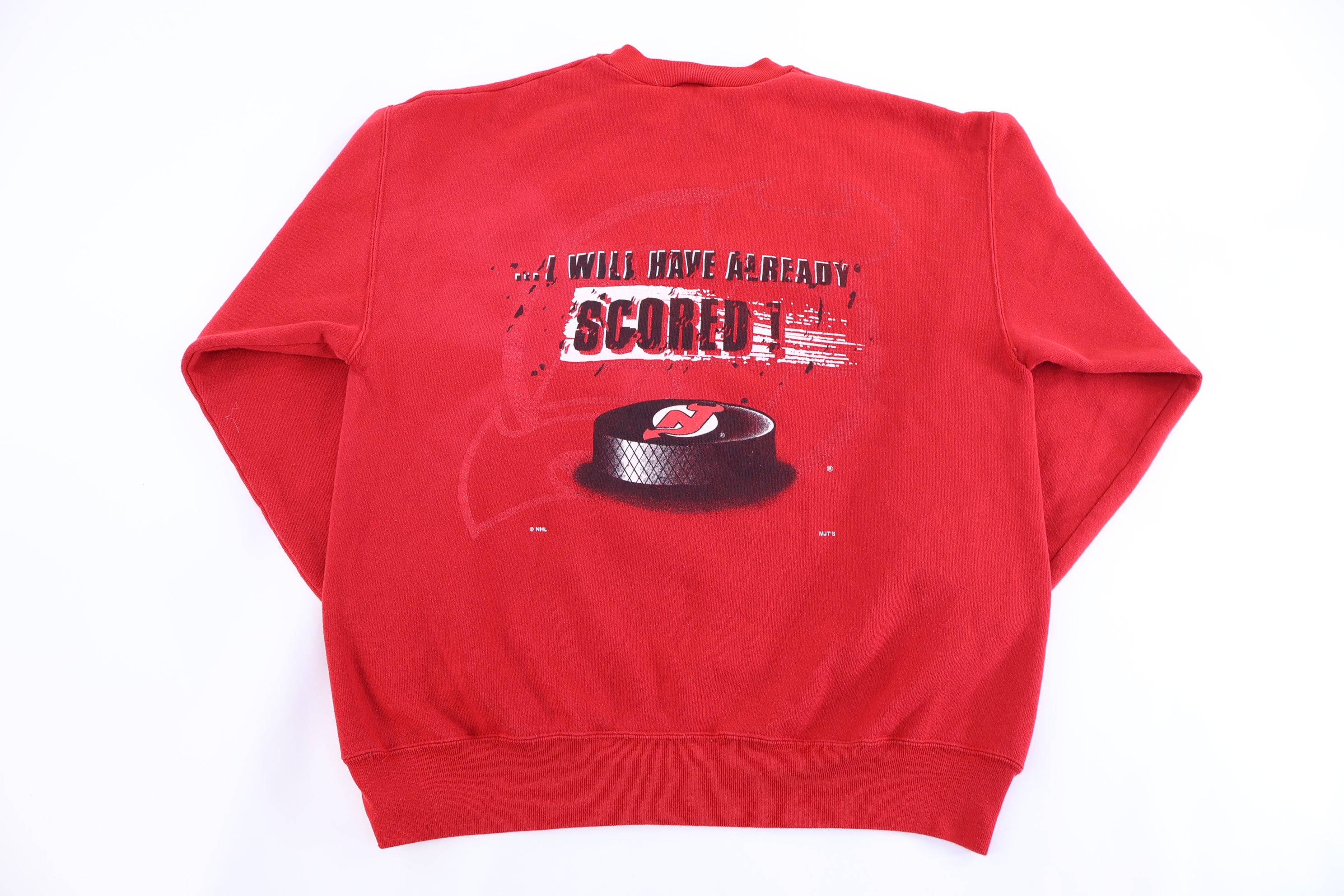 90's New Jersey Devils Hockey Sweatshirt