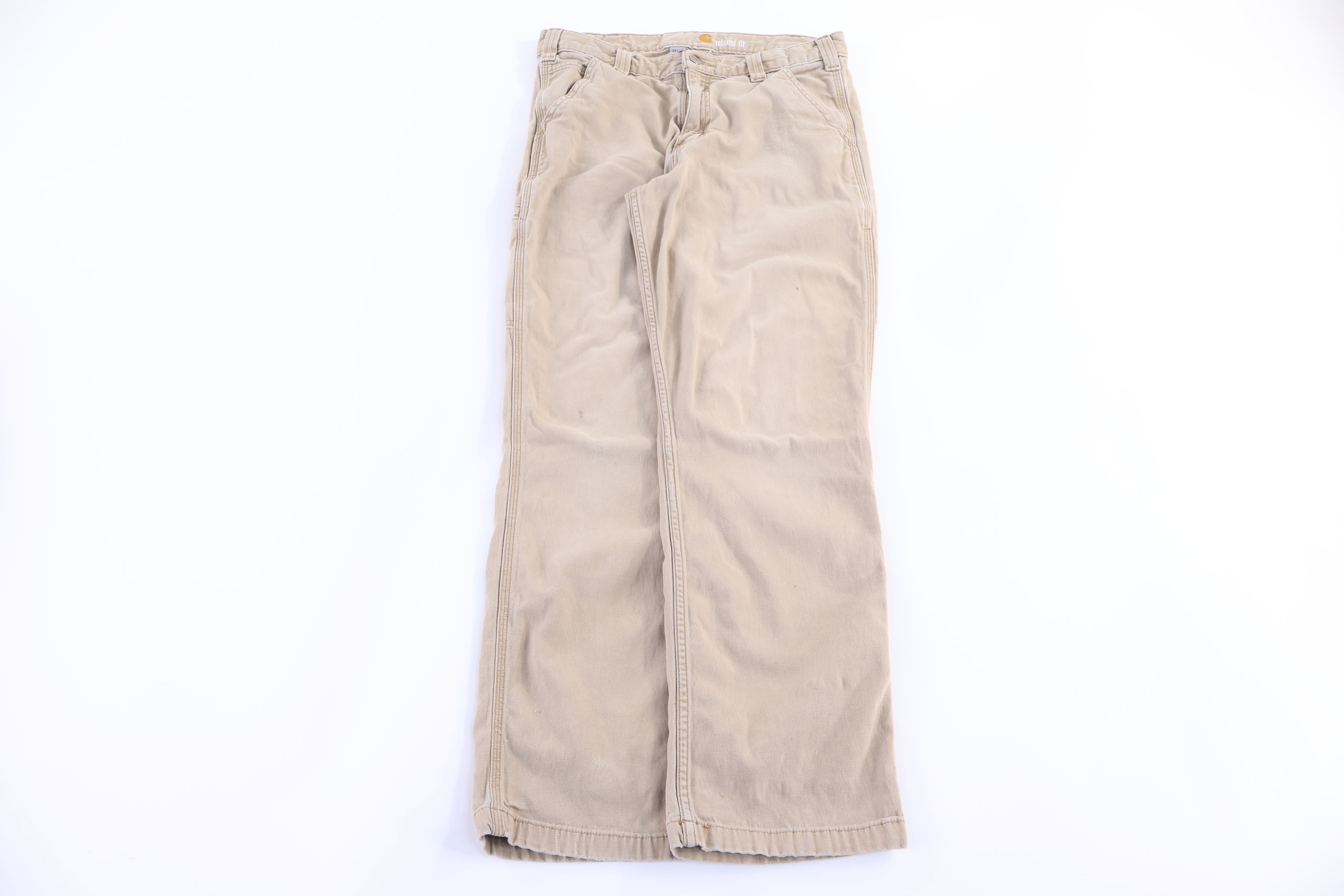 Carhartt Logo Patch Tan Pants