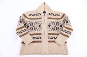 Women's Vintage Pendleton Aztec Pattern Full Zip Sweater