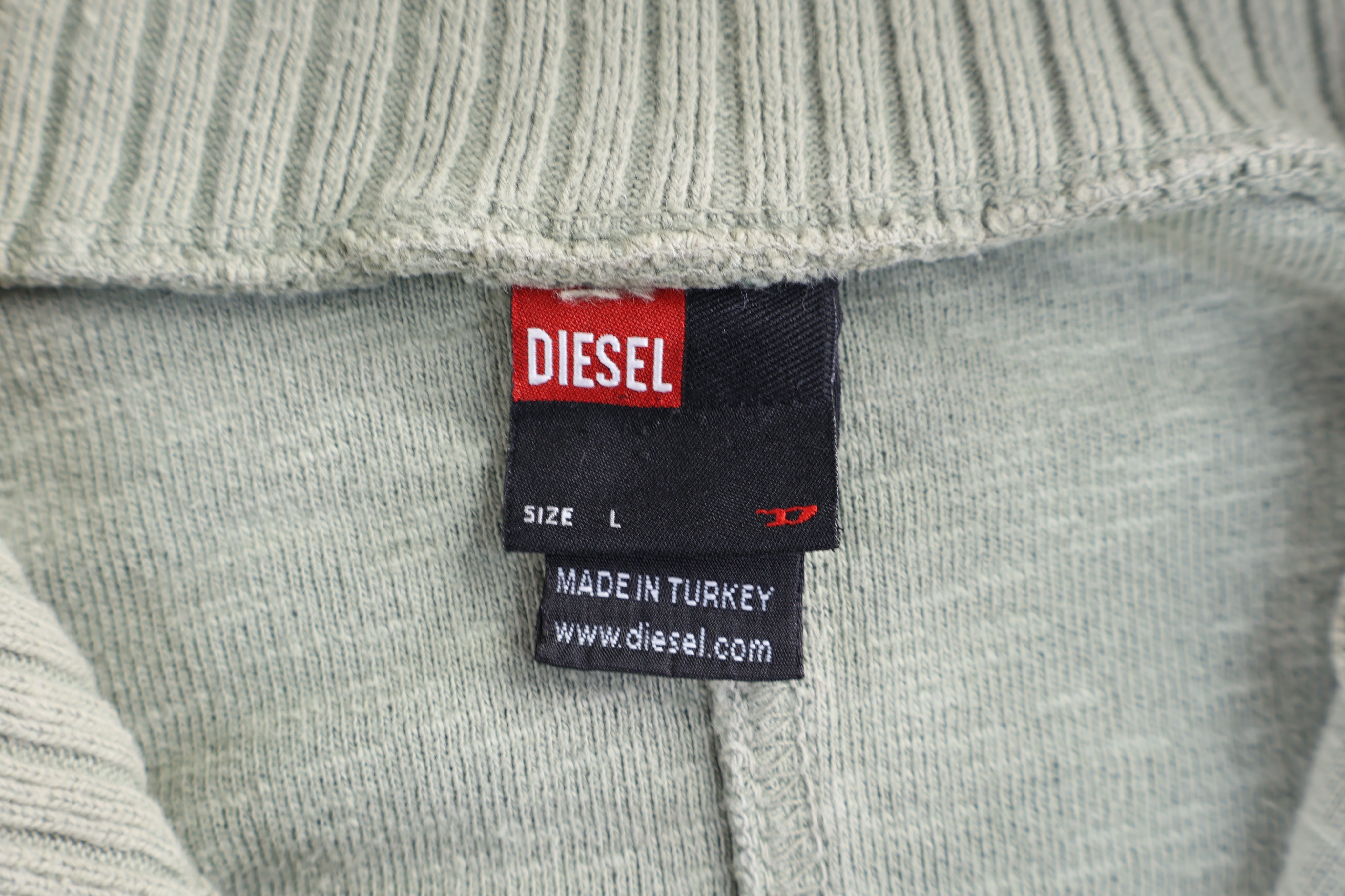 Women's Diesel Green Full Zip Jacket