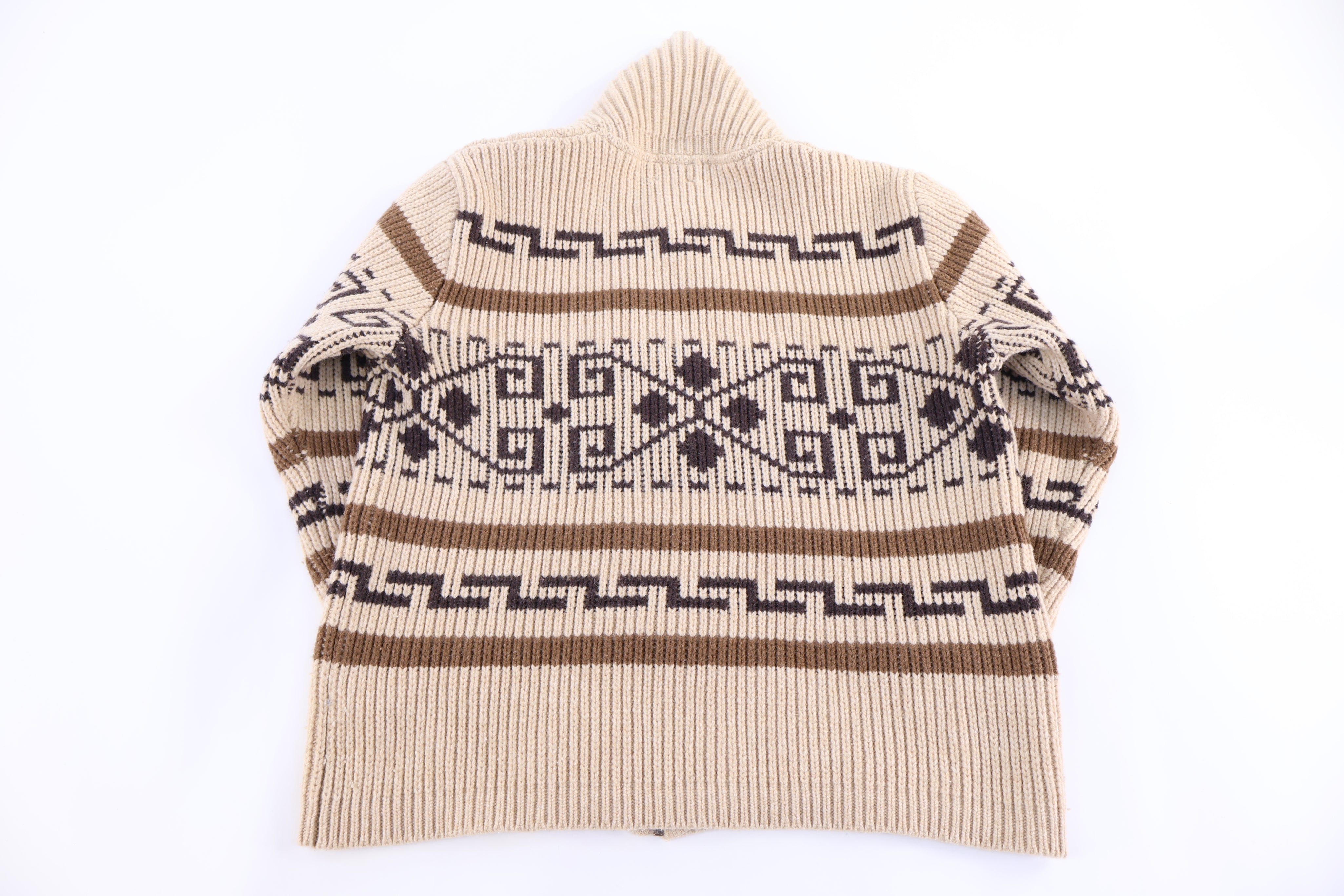 Women's Vintage Pendleton Aztec Pattern Full Zip Sweater