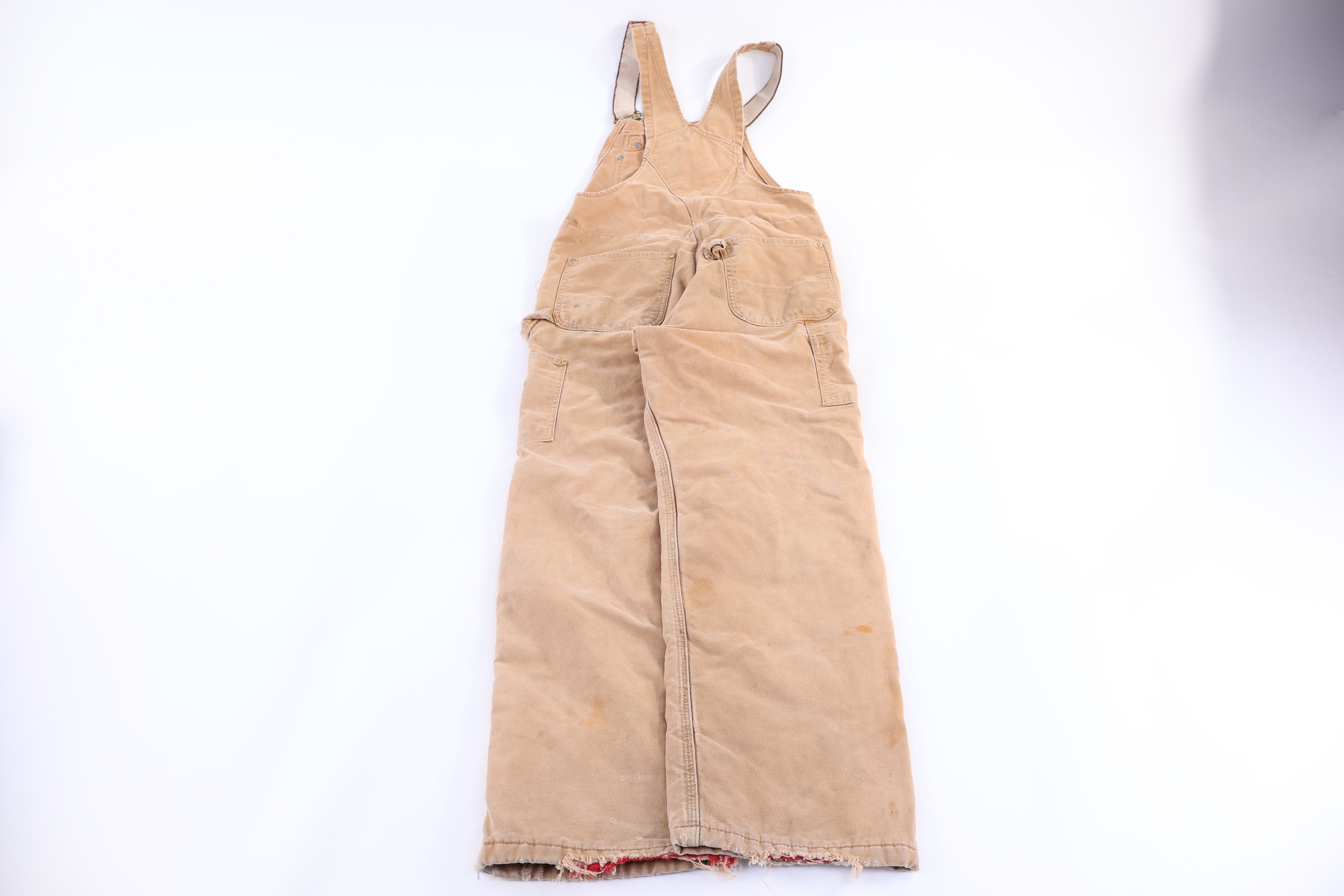 Carhartt Logo Patch Tan Overalls