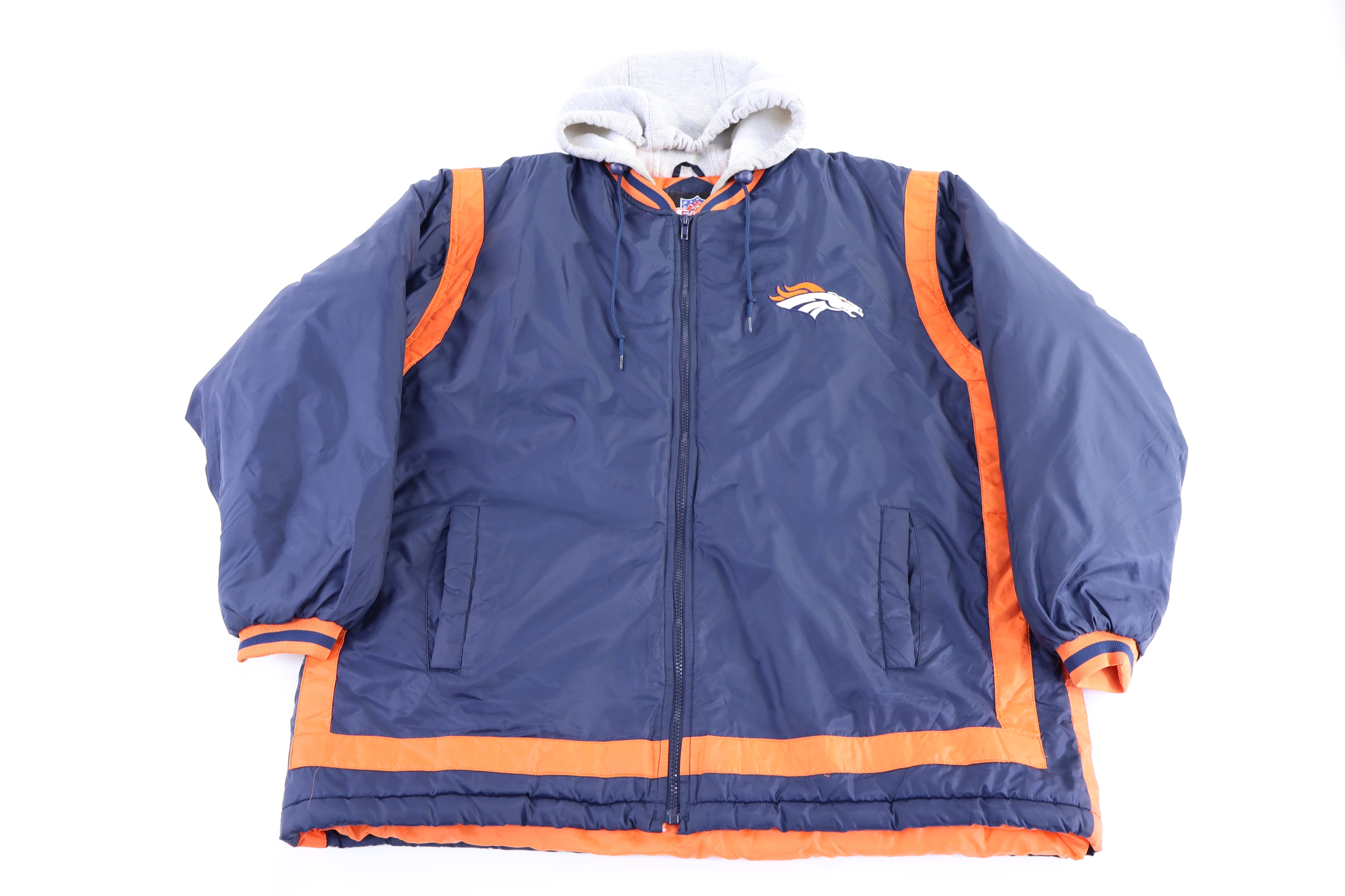 Vintage Denver Broncos Football Full Zip Jacket