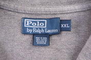 Polo by Ralph Lauren Embroidered Logo Grey Quarter Zip Sweater