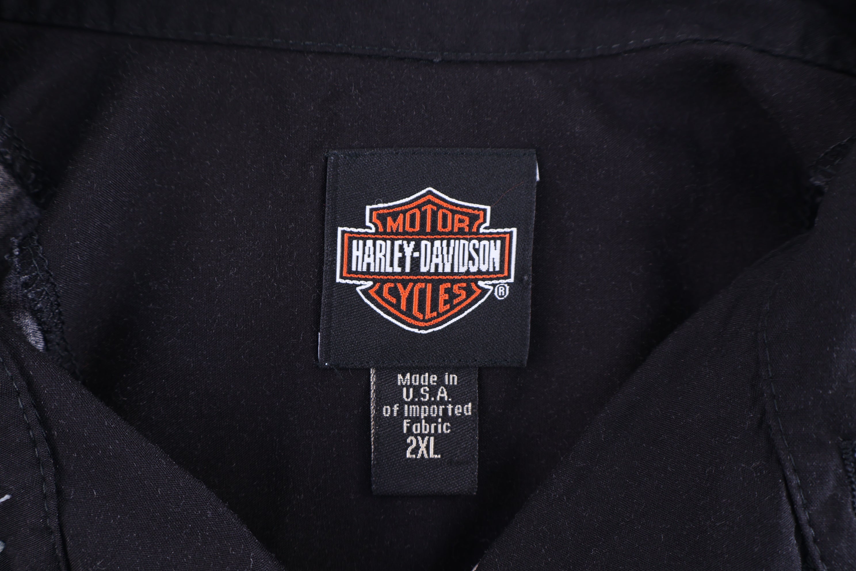 Harley Davidson Motorcycles Graphic Button Down