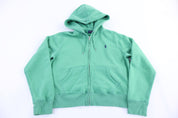 Women's Polo Ralph Lauren Green Full Zip Hoodie