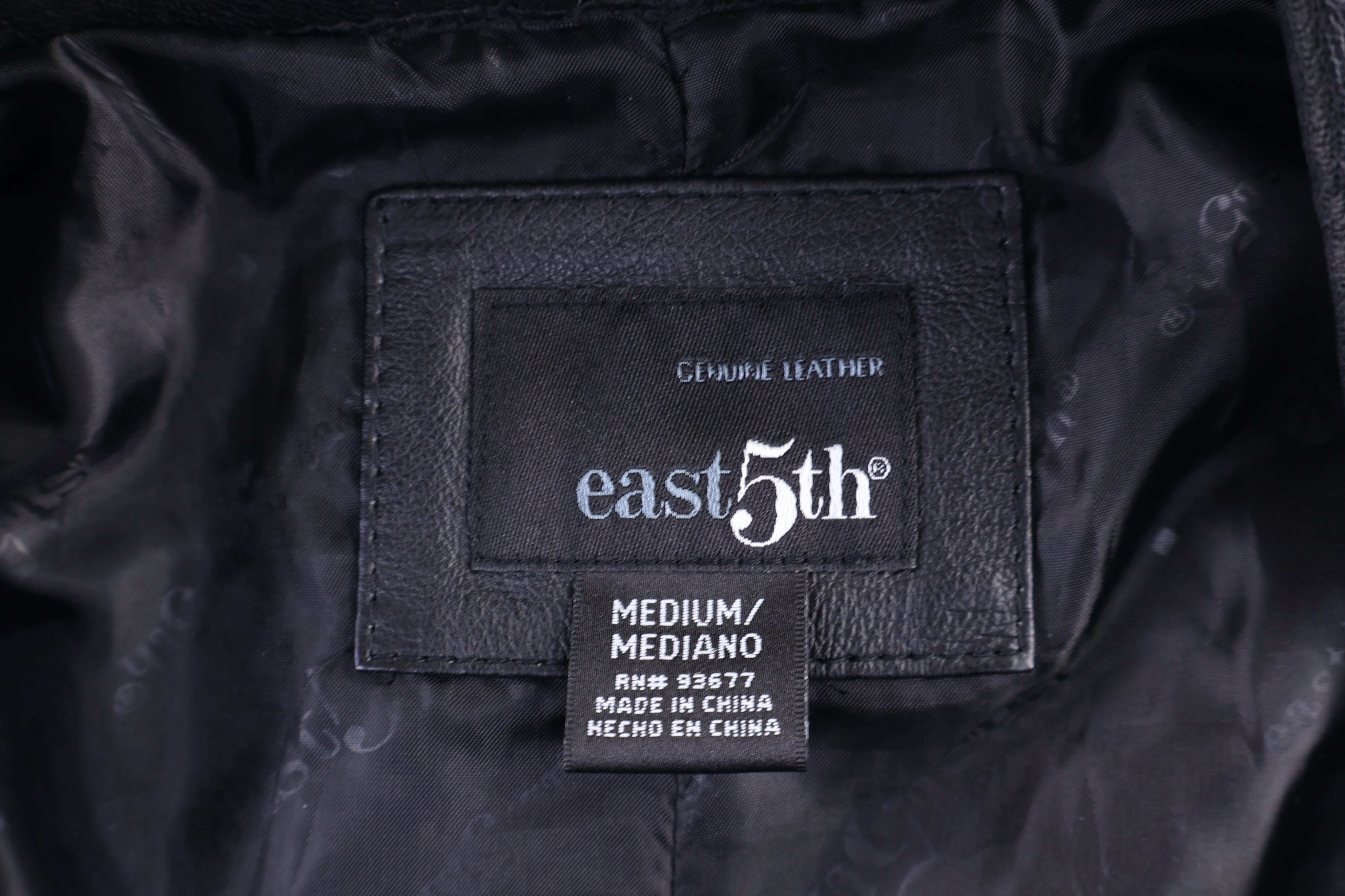 Women's East 5th Black Leather Jacket
