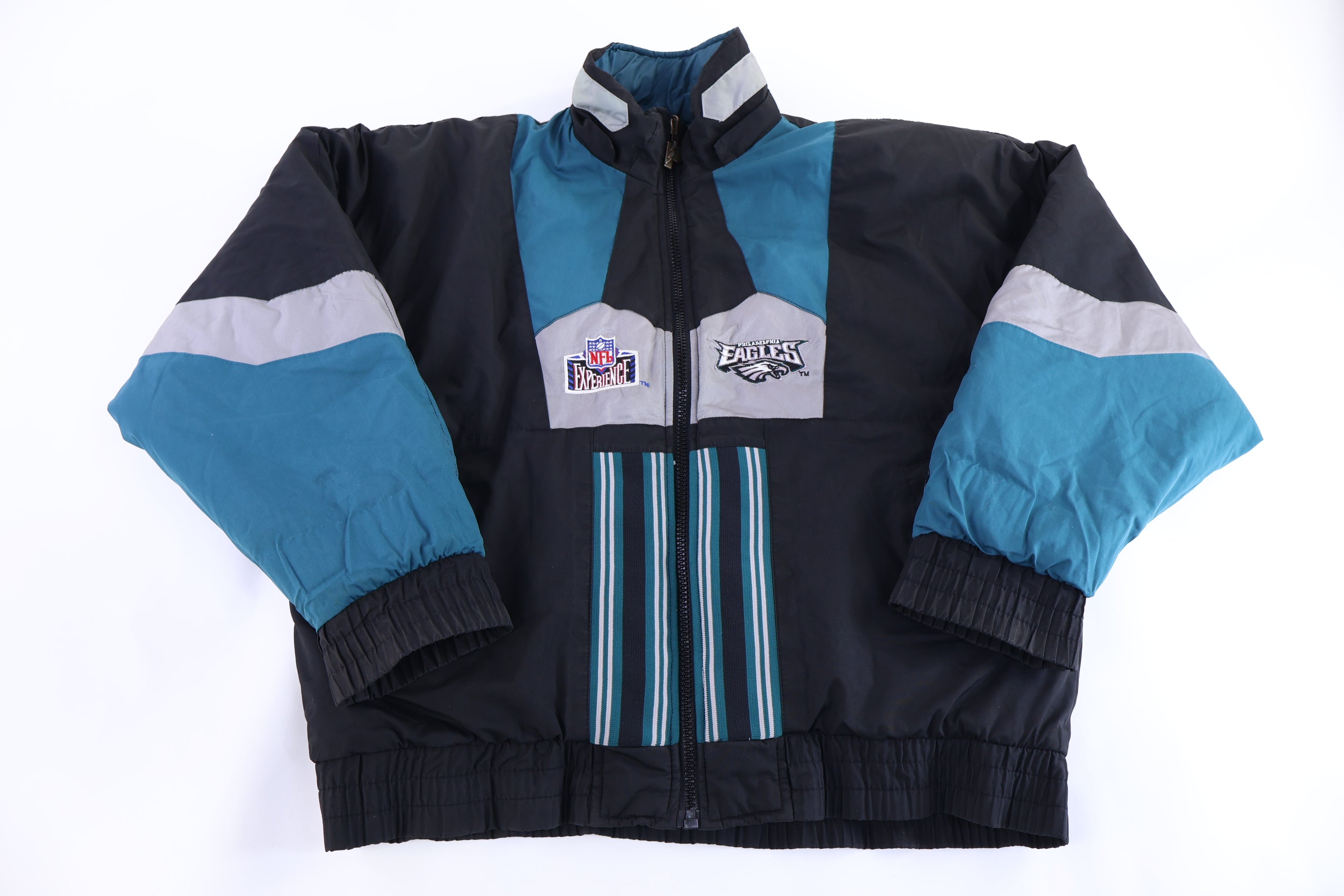90's Philadelphia Eagles Football Reversible Puffer Jacket